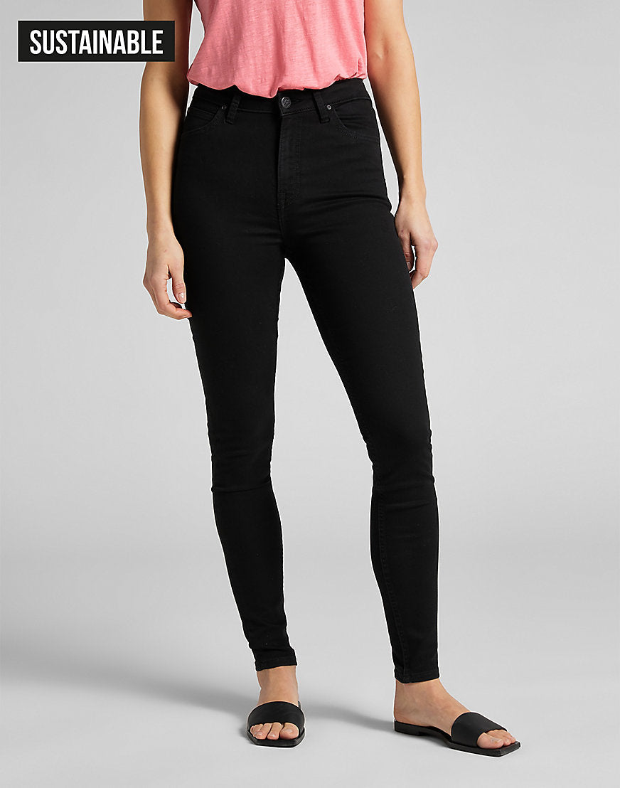 Jeans Ivy in Black Rinse Lee   