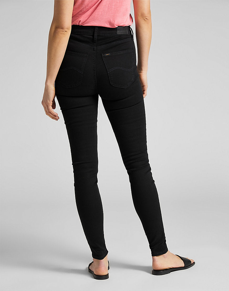 Jeans Ivy in Black Rinse Lee   