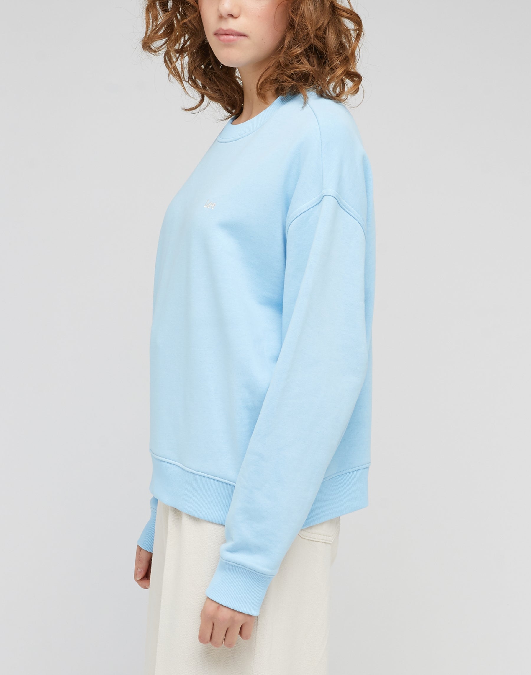 Sweat-shirt ras du cou dans Shasta Blue Sweatshirts Lee   