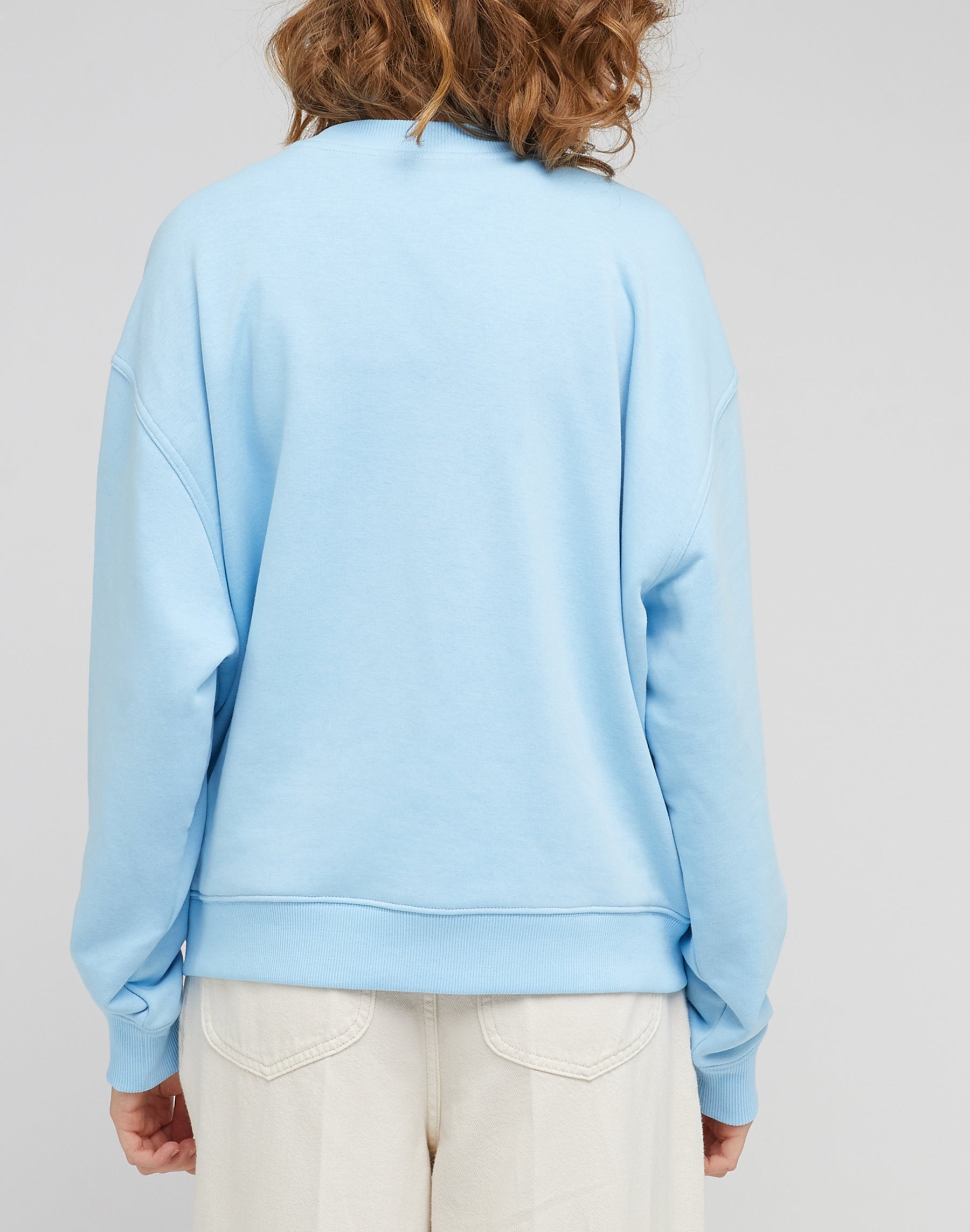 Sweat-shirt ras du cou dans Shasta Blue Sweatshirts Lee   