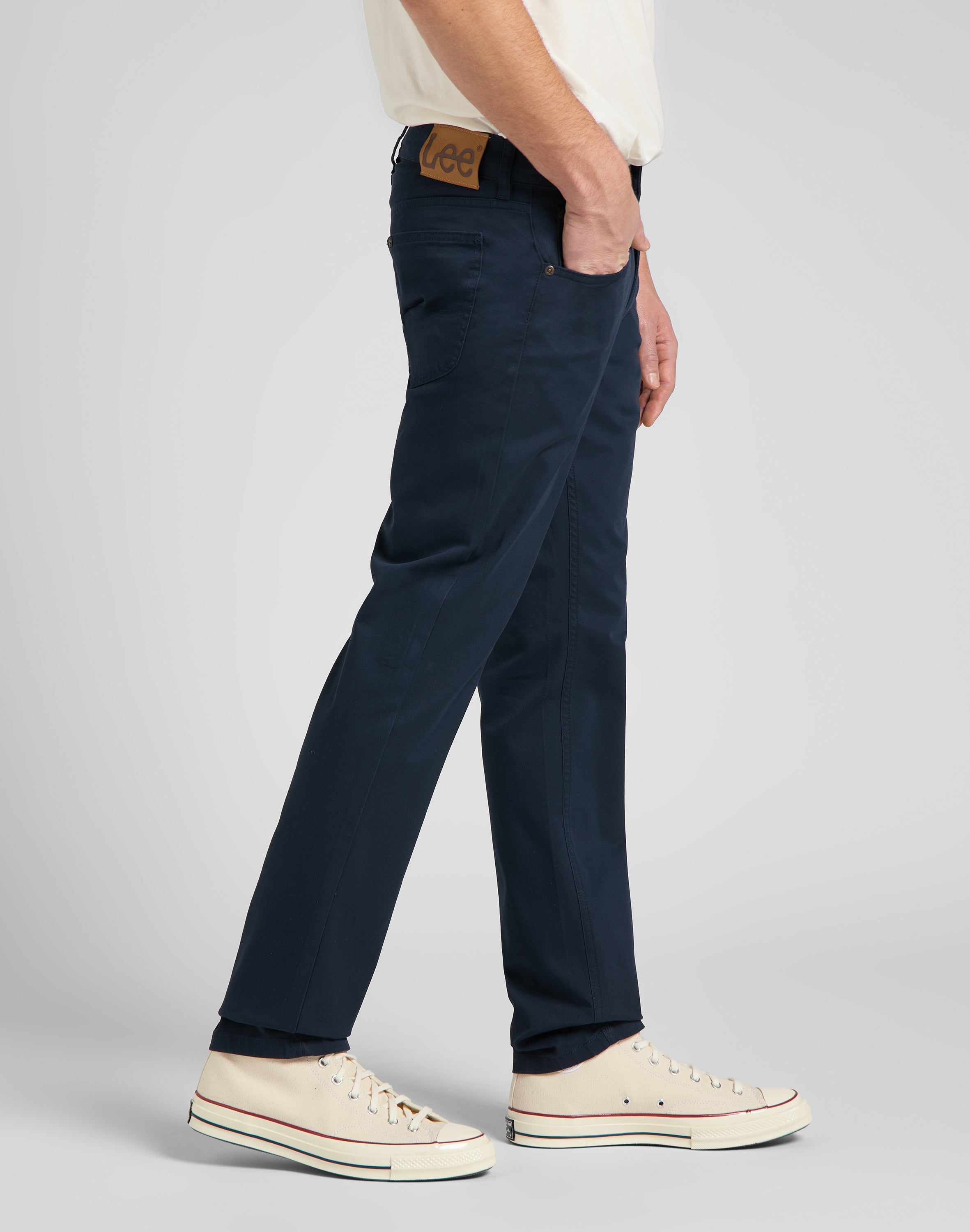 Daren Zip Fly en pantalon Deep Navy Lee   