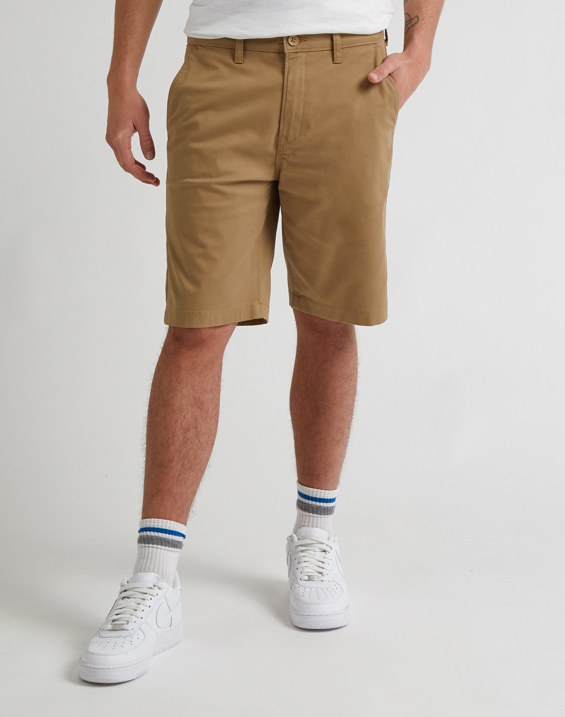 Short Chino régulier en Clay Shorts Lee   