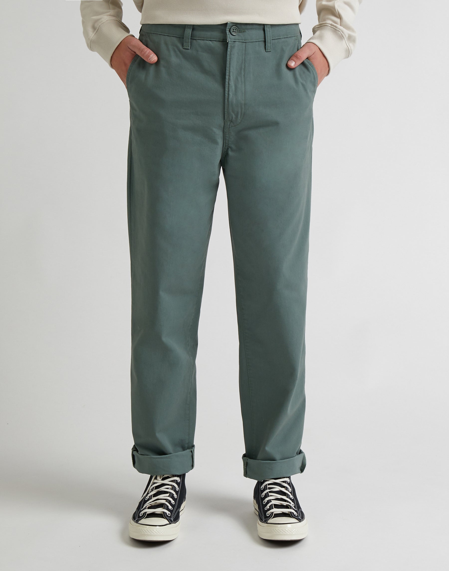 Relaxed Chino en pantalon Fort Green Lee   