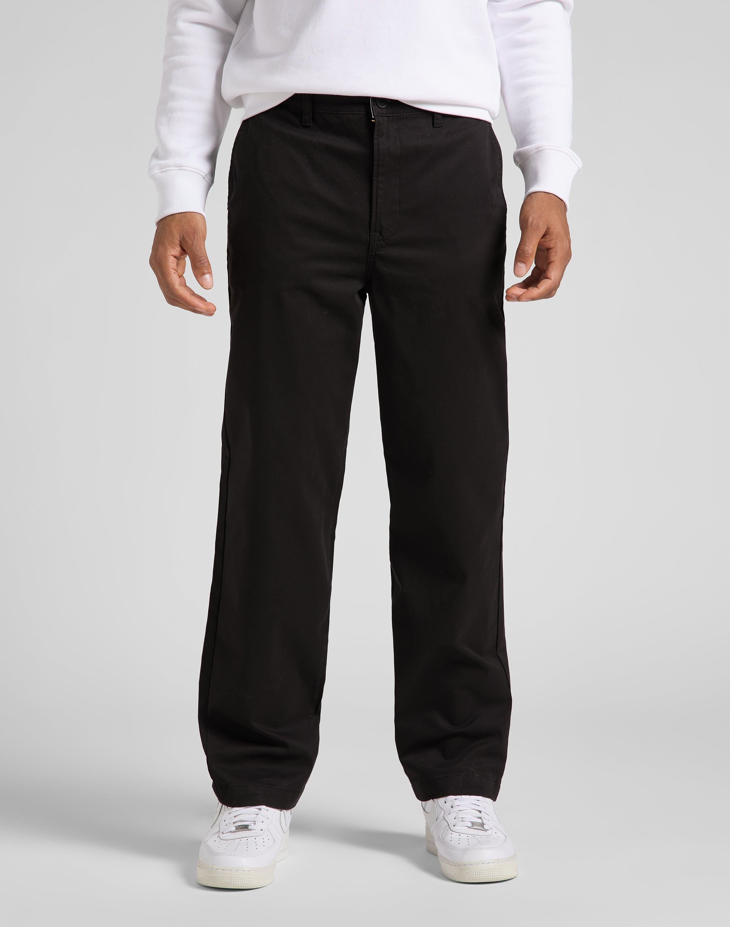 Relaxed Chino in Black Pantalons Lee   