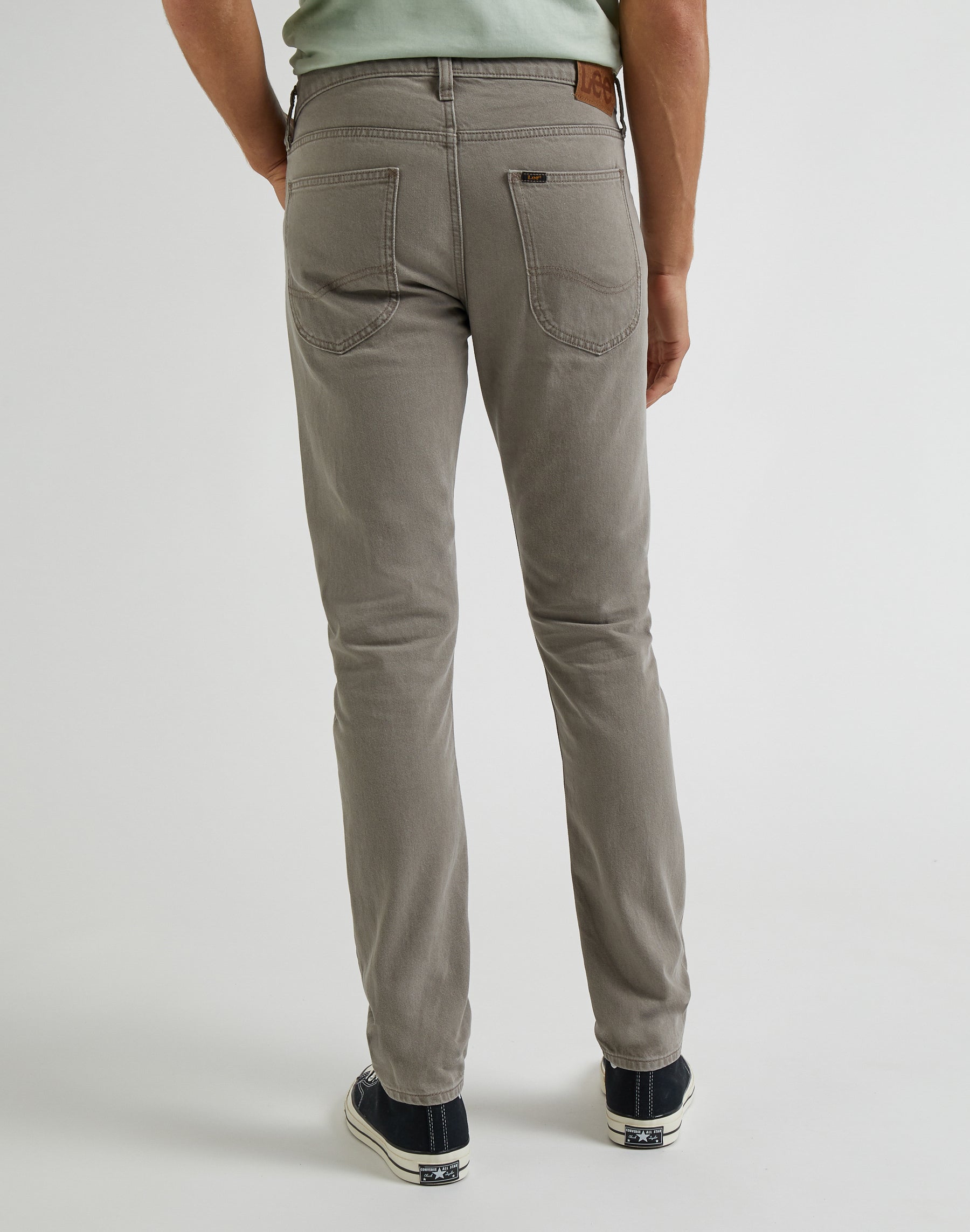 Luke Low Stretch in Mushroom Light Pantalon Lee   