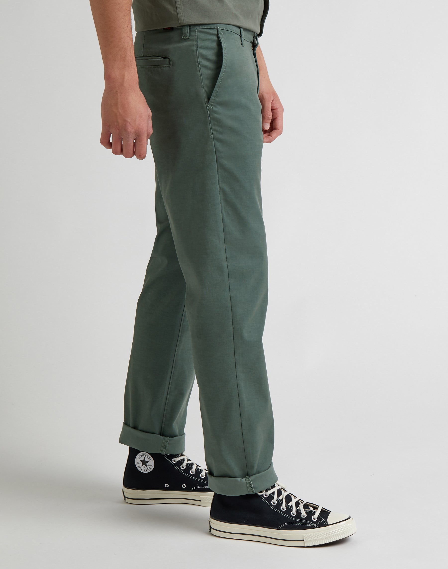 Regular Chino en pantalon Fort Green Lee   