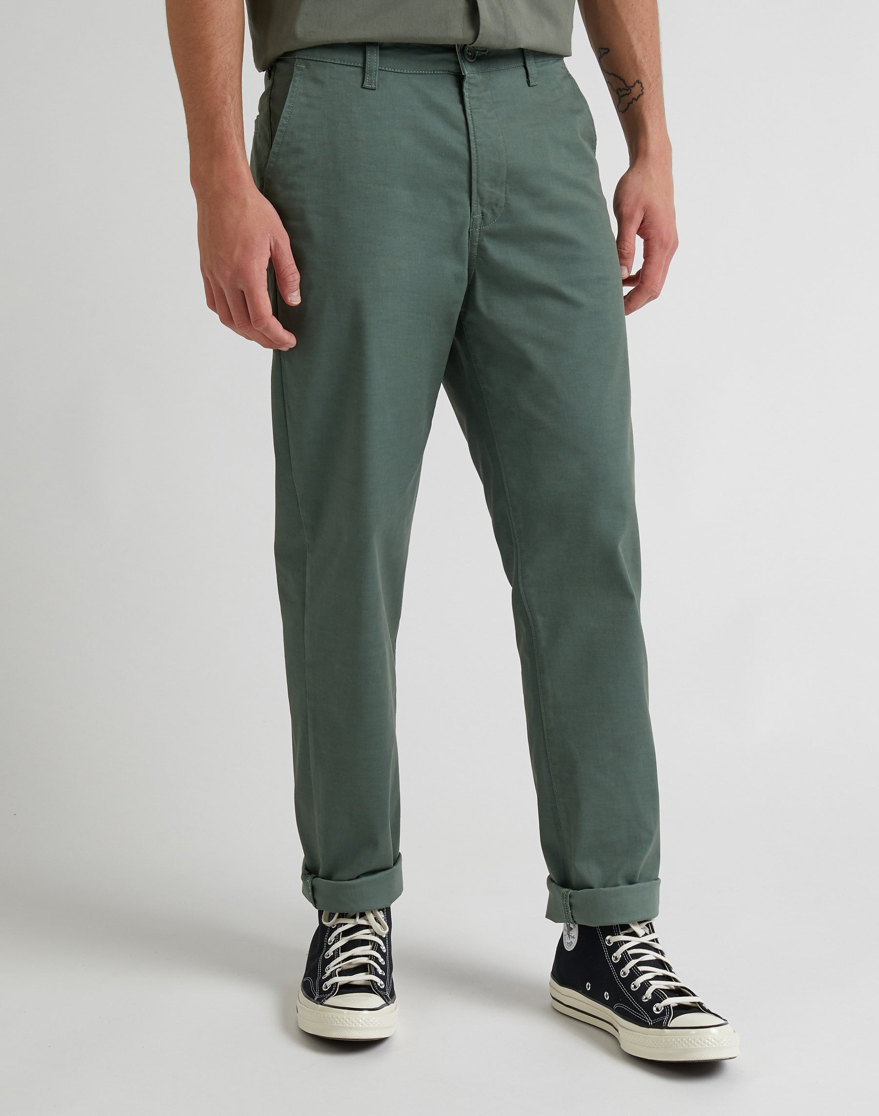 Regular Chino en pantalon Fort Green Lee   