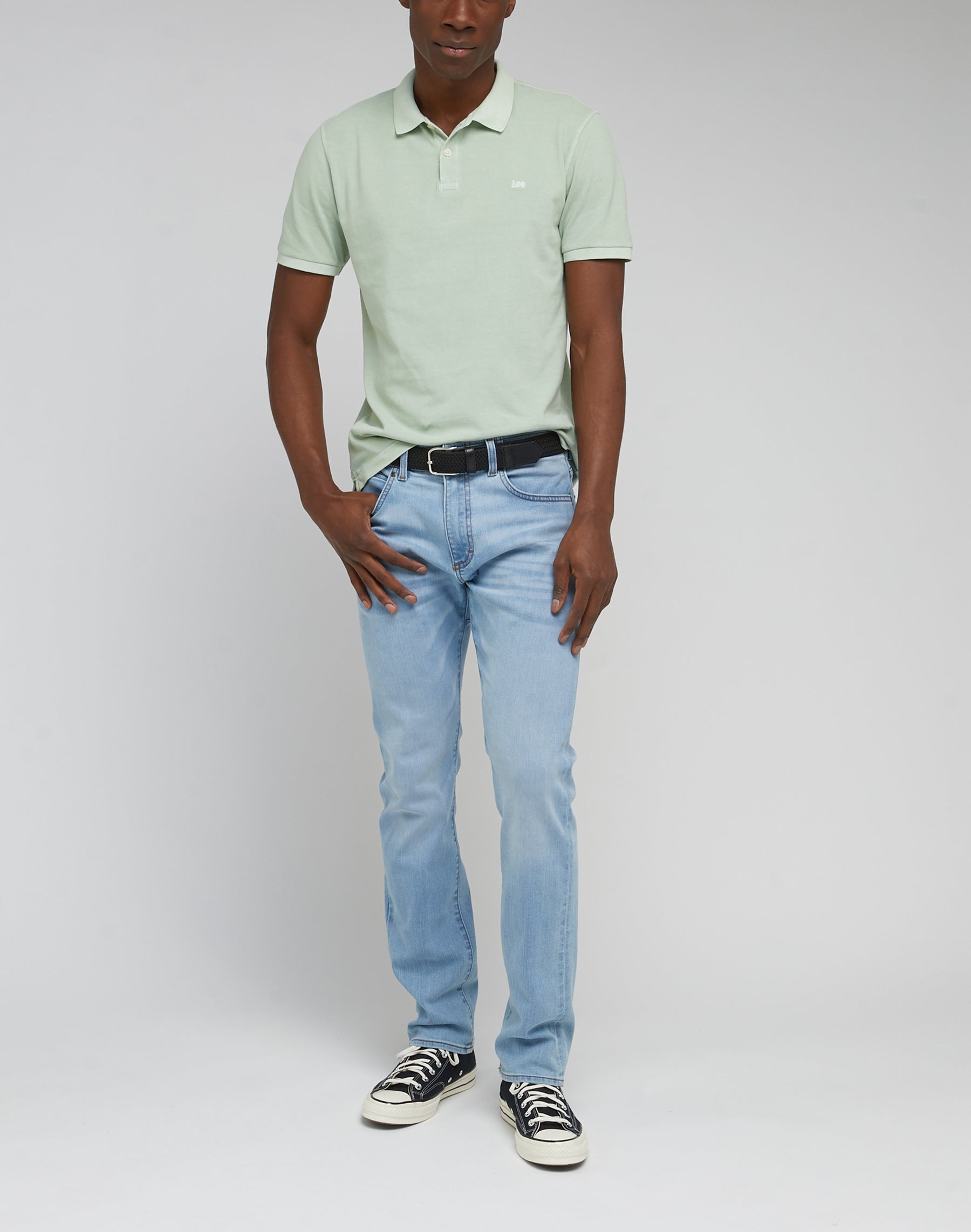 Slim Fit Mvp en jeans bleu héron Lee   