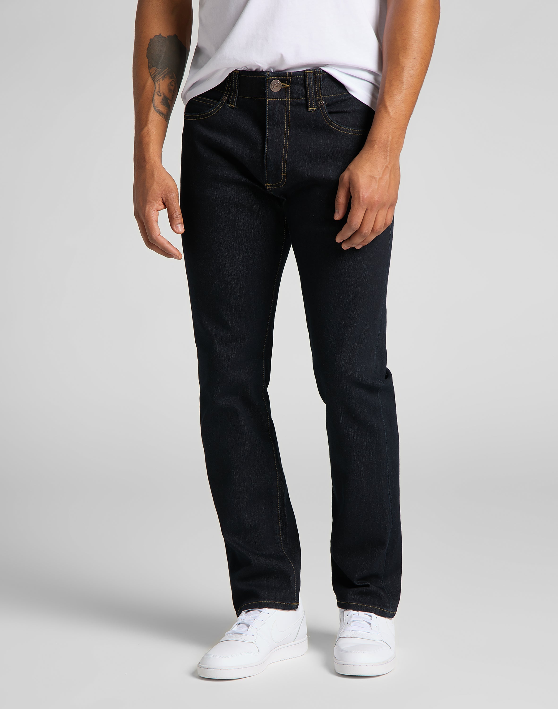 Slim Fit MVP en jeans rincés Lee   