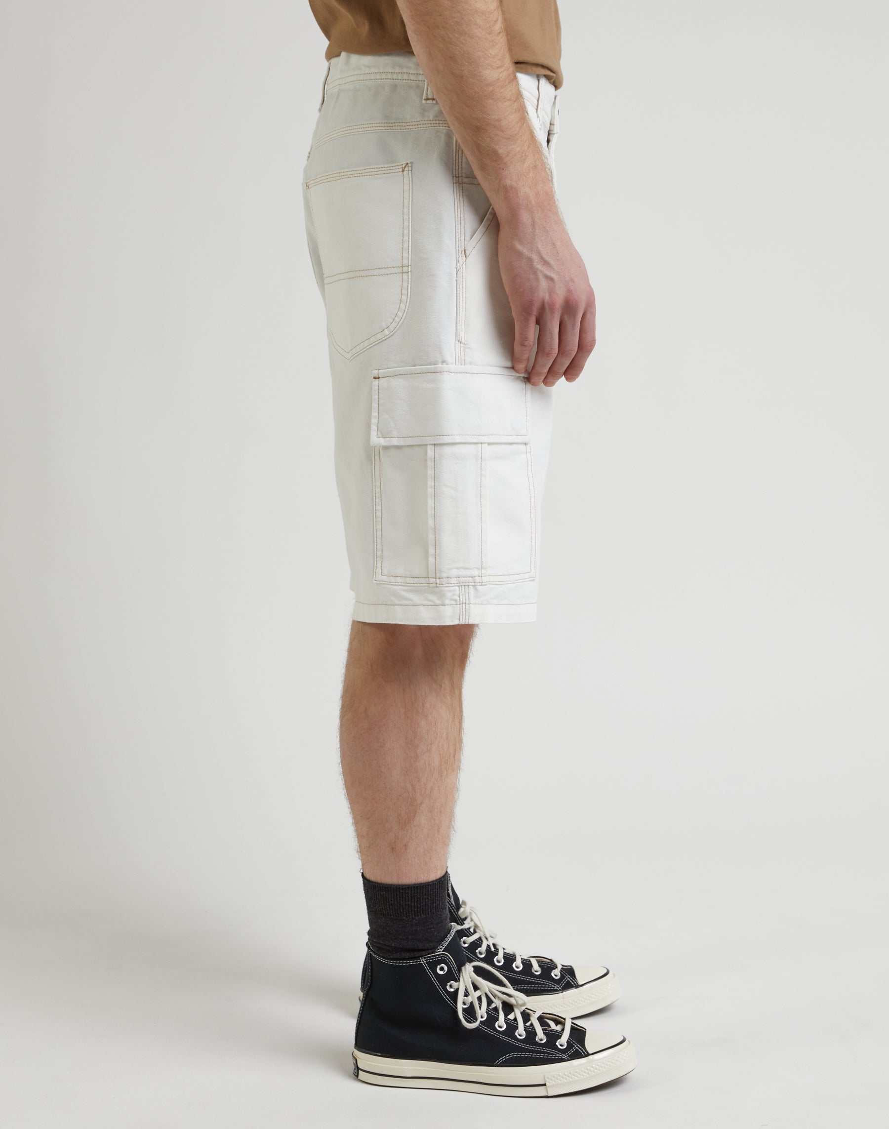 Short cargo en écru Short Lee   