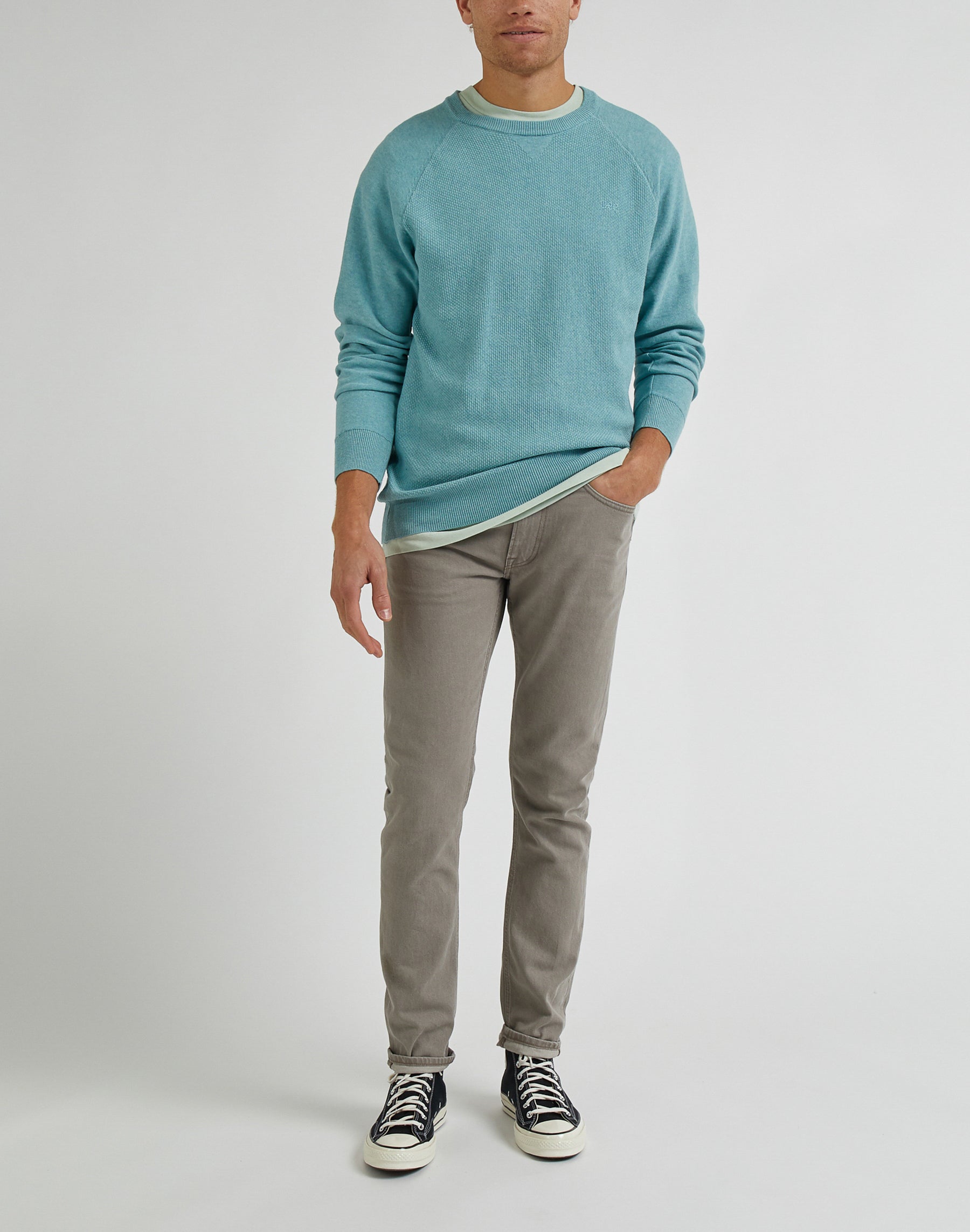 Relaxed Pocket Tee in Dusty Jade T-shirts Lee   