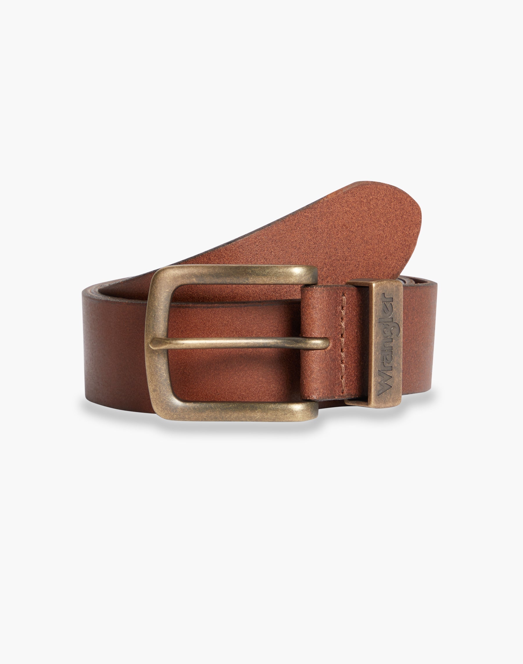 Metal Loop Belt in Cognac Ceinture Wrangler   