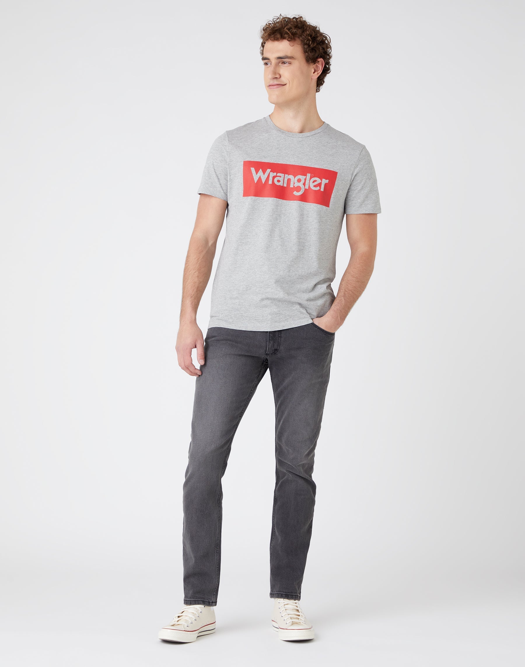 Slim Low Stretch en Great Grey Jeans Wrangler   