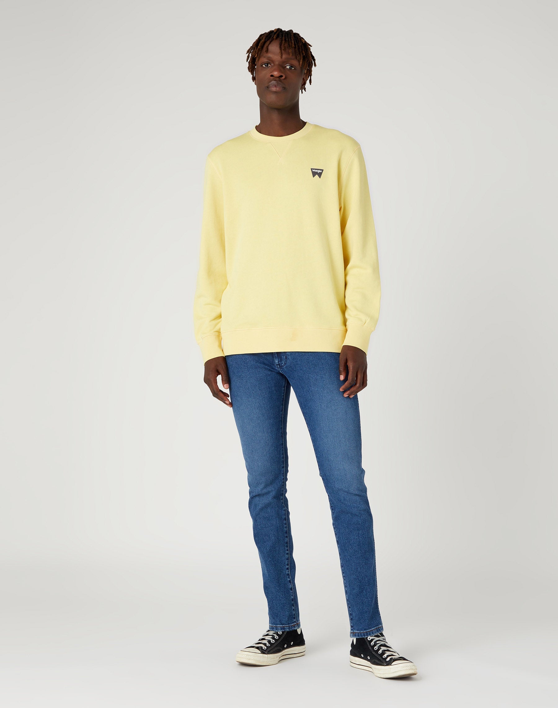 Sign Off Crew in Pineapple Slice Sweatshirts Wrangler   