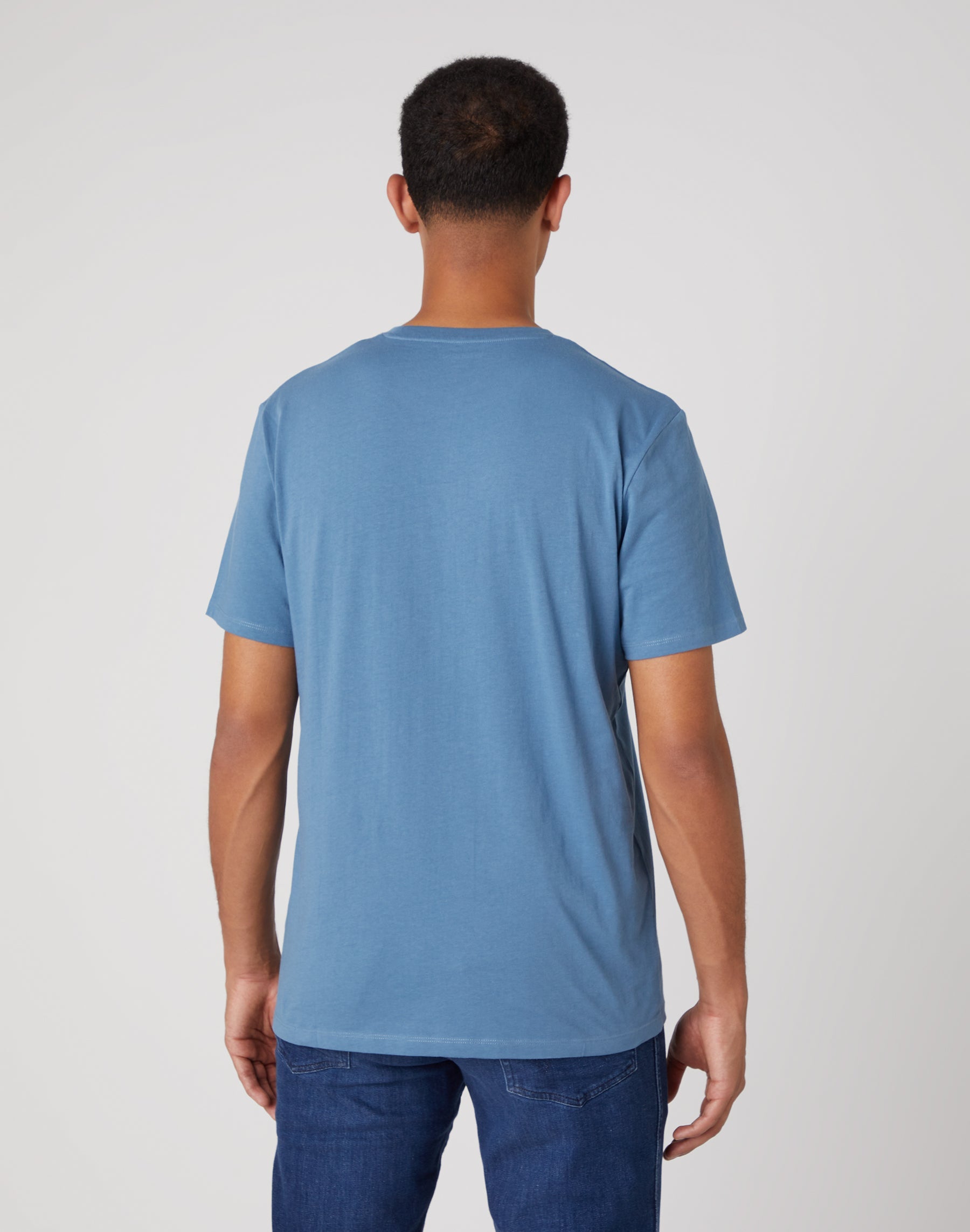 Sign Off Tee in Captains Blue T-shirts Wrangler   