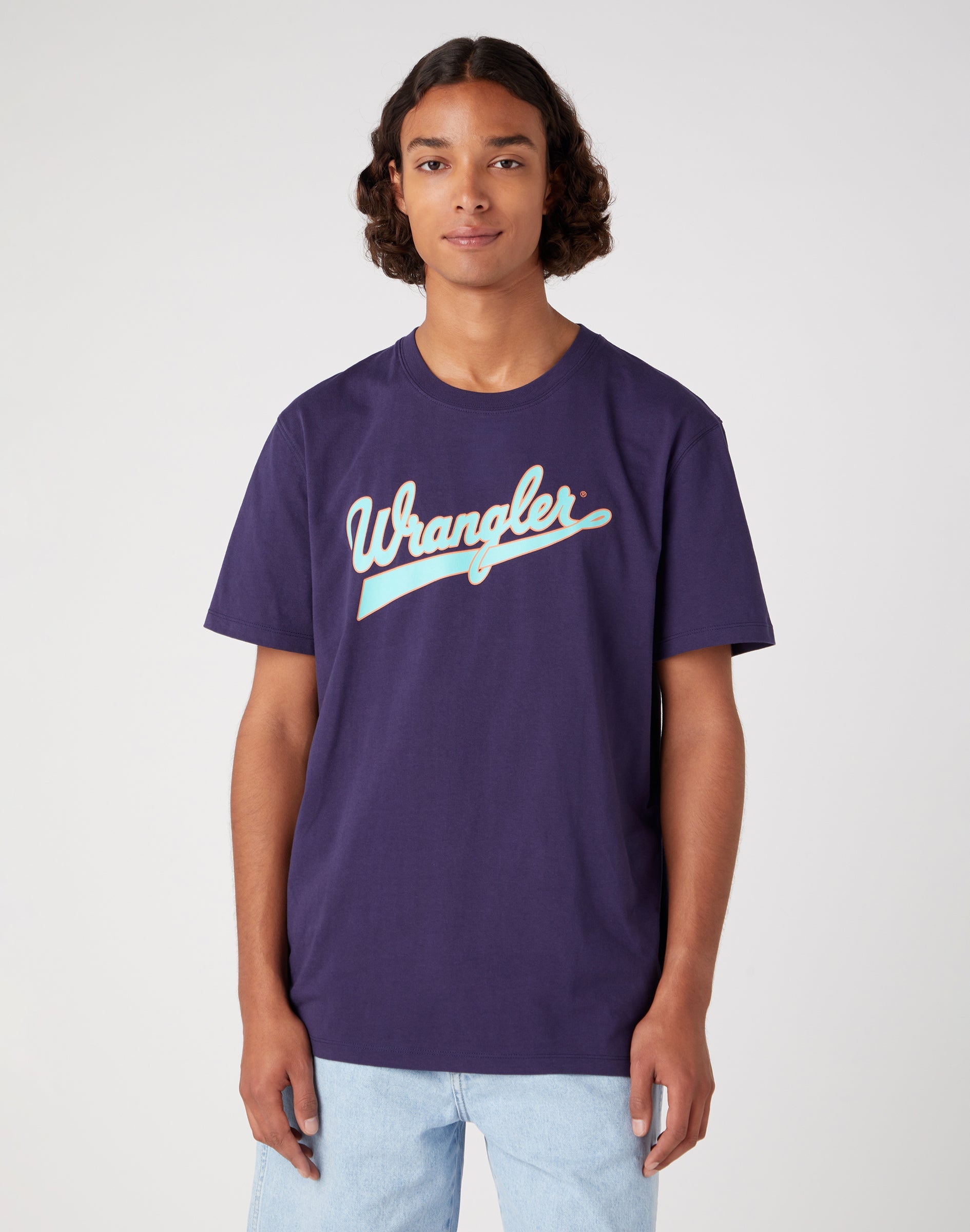 Branded Tee in Eclipse T-shirts Wrangler   