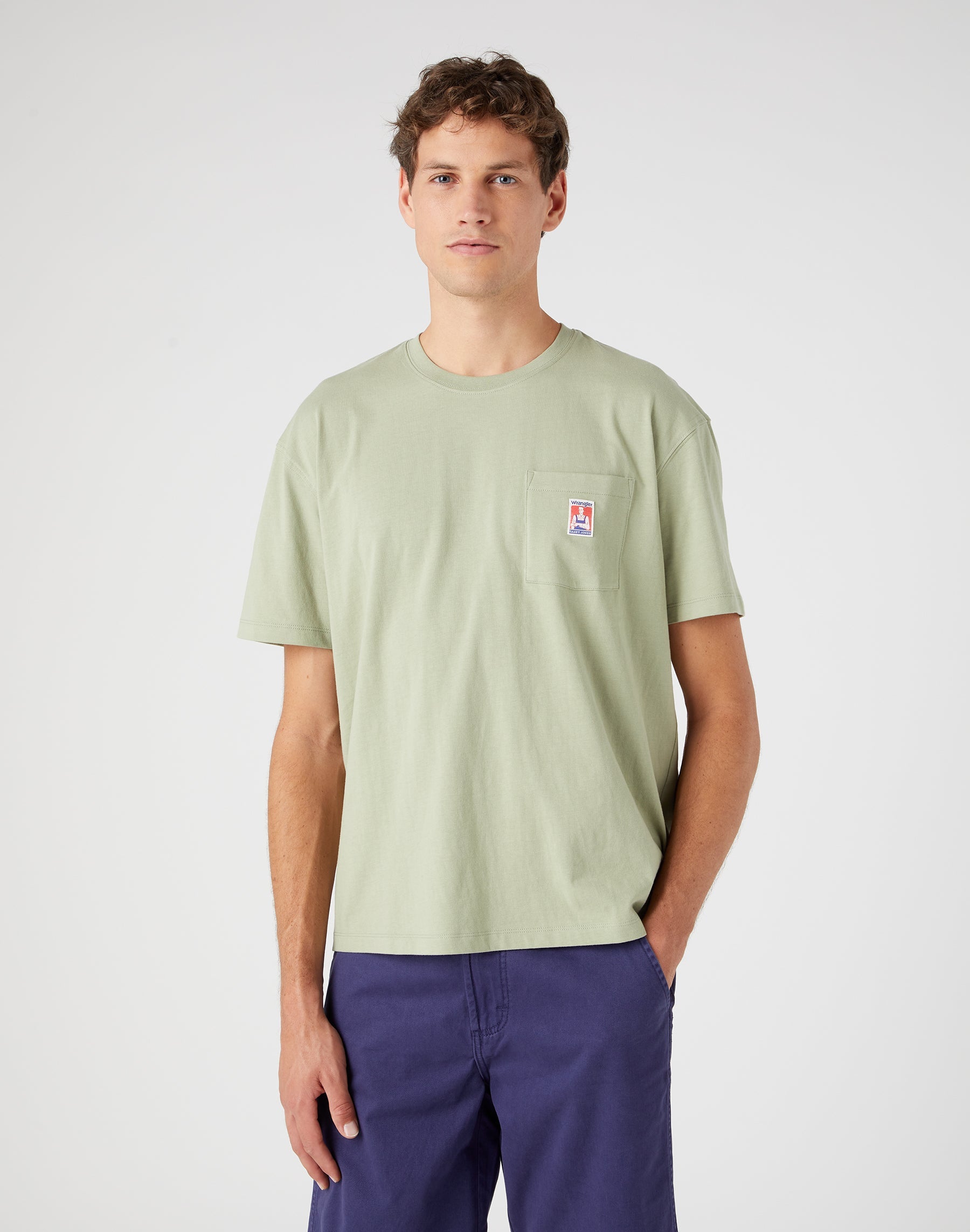 Casey Jones Pocket Tee in Tea Leaf T-shirts Wrangler   