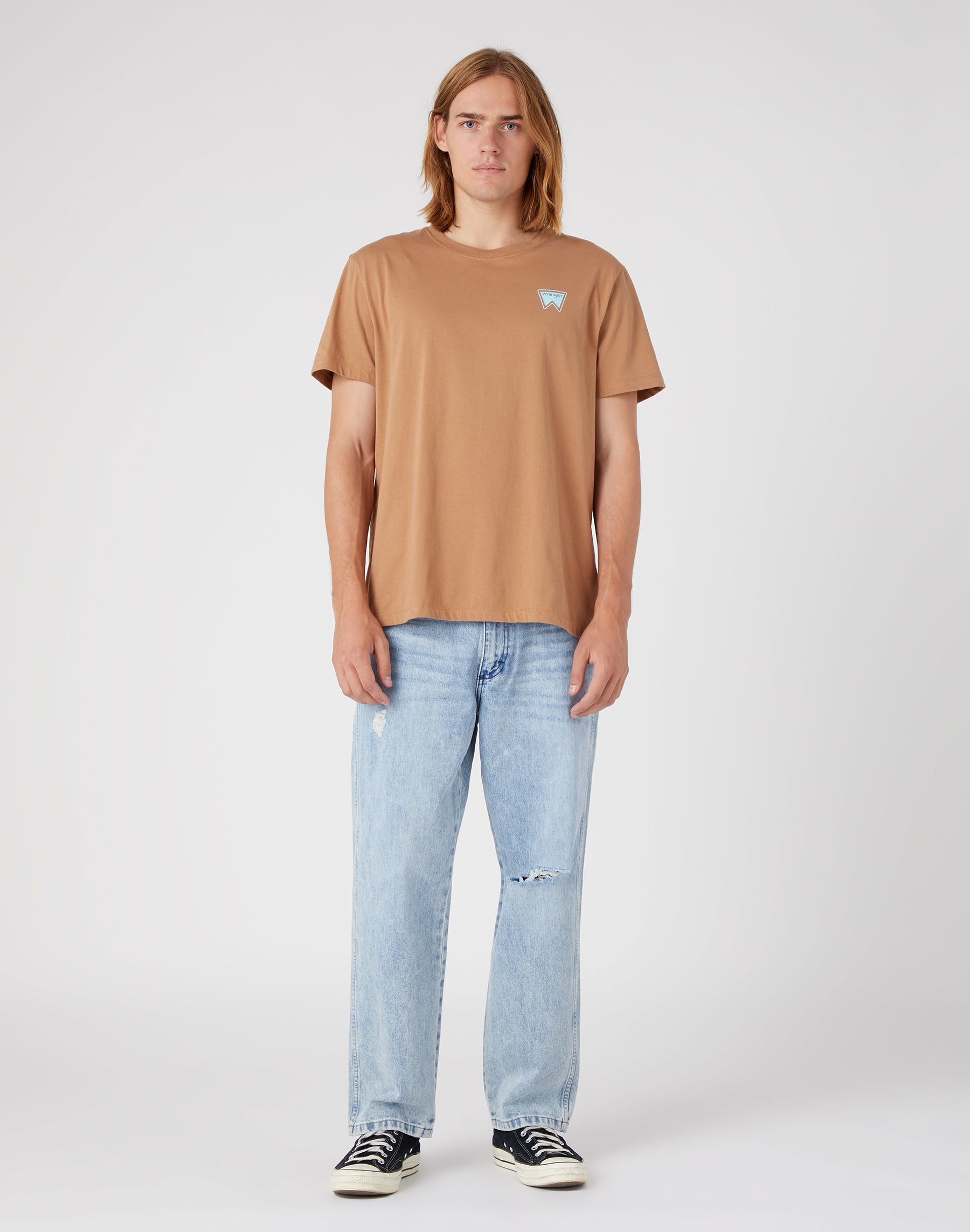 Graphic Tee in Burro Brown T-shirts Wrangler   