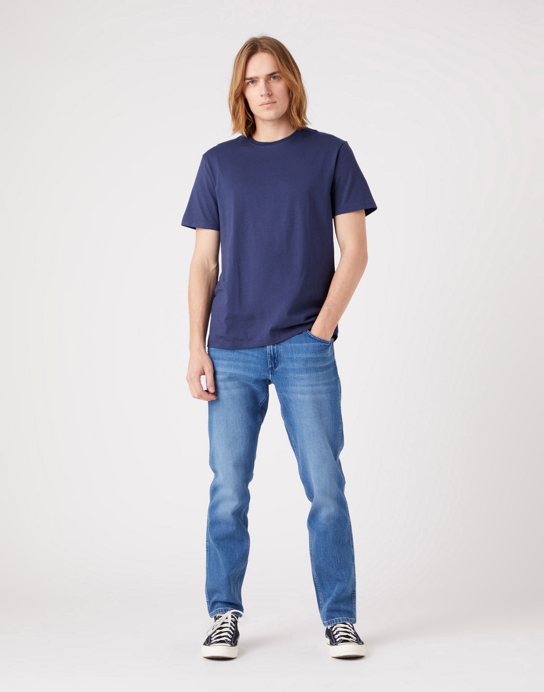 2 Pack Tee in Navy/White T-shirts Wrangler   