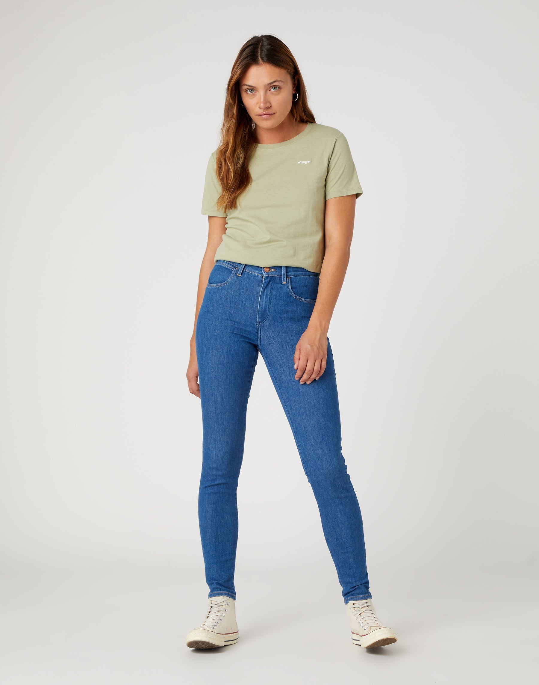 Sign Off Tee in Tea Leaf T-shirts Wrangler   