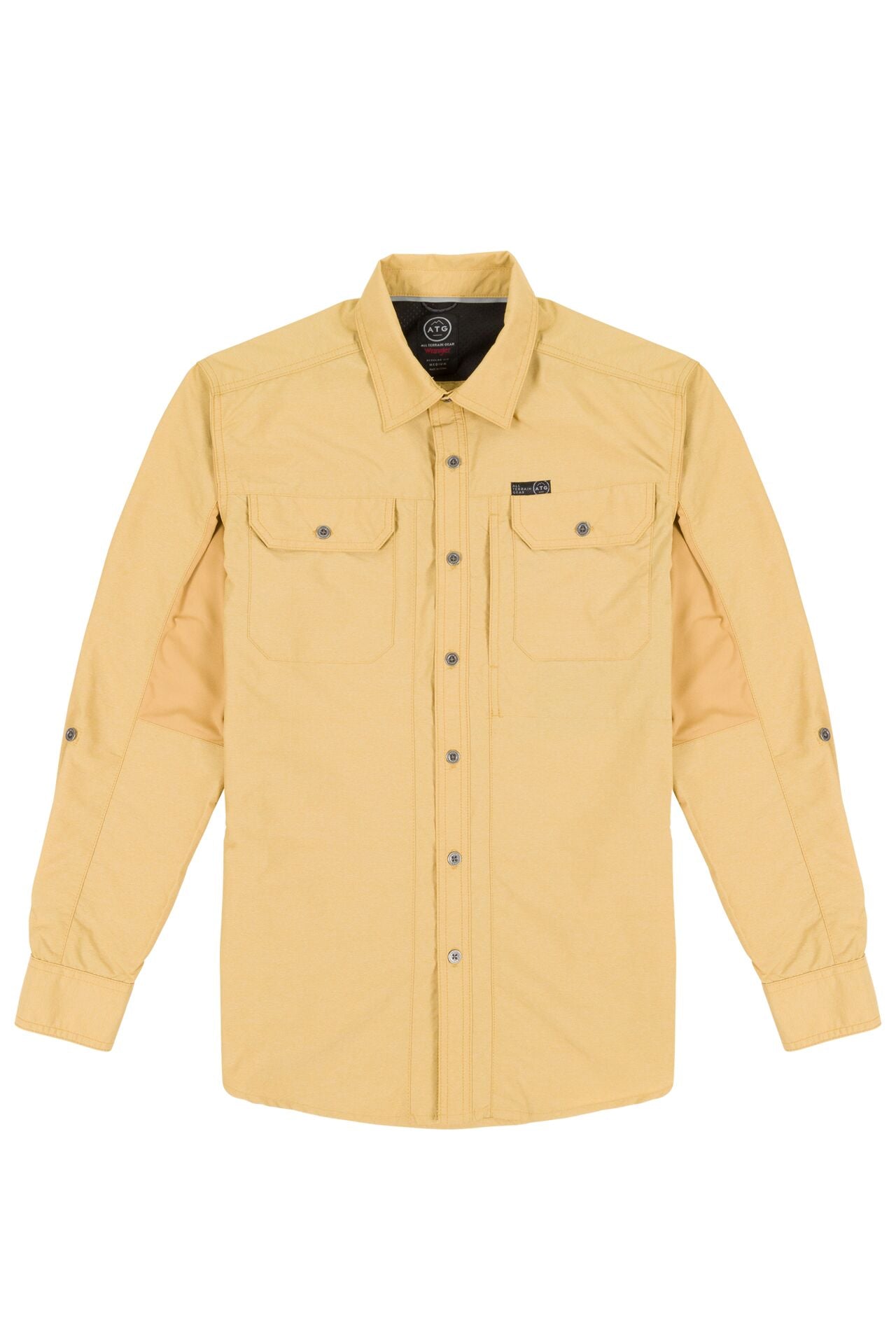 All Terrain Gear Mixed Material Shirt in Antelope Chemises Wrangler   