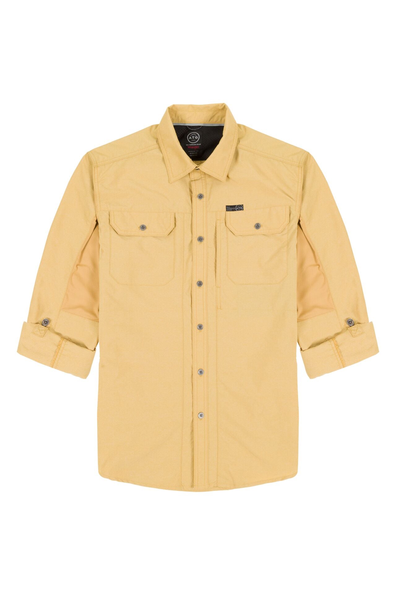 All Terrain Gear Mixed Material Shirt in Antelope Chemises Wrangler   