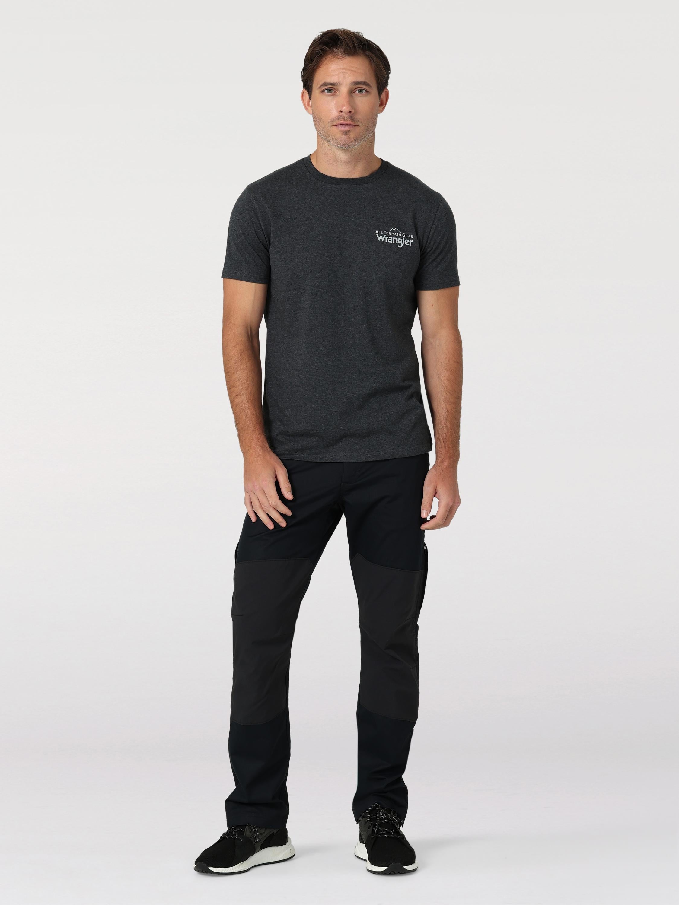 All Terrain Gear Logo Tee in Caviar T-shirts Wrangler   