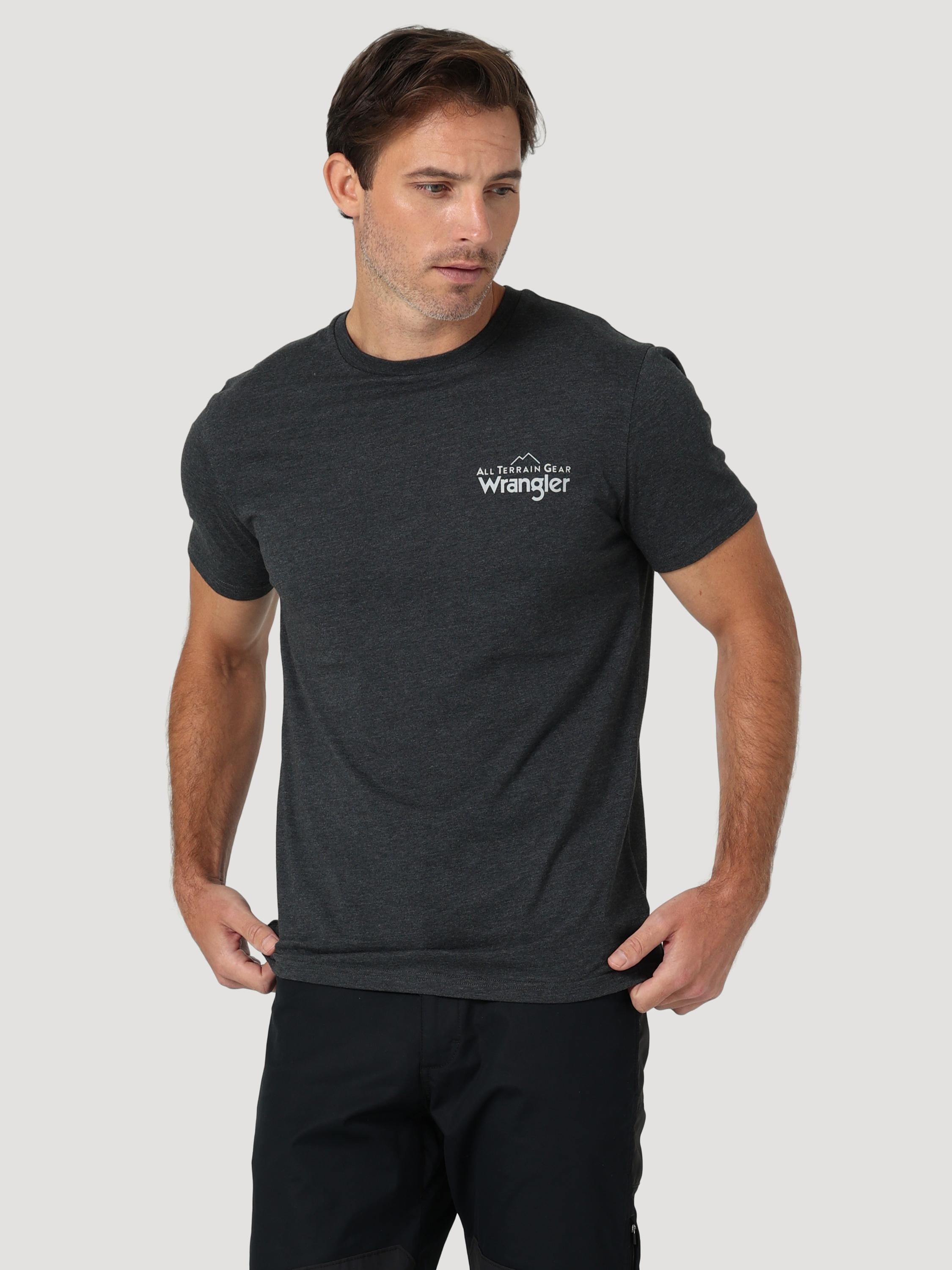 All Terrain Gear Logo Tee in Caviar T-shirts Wrangler   