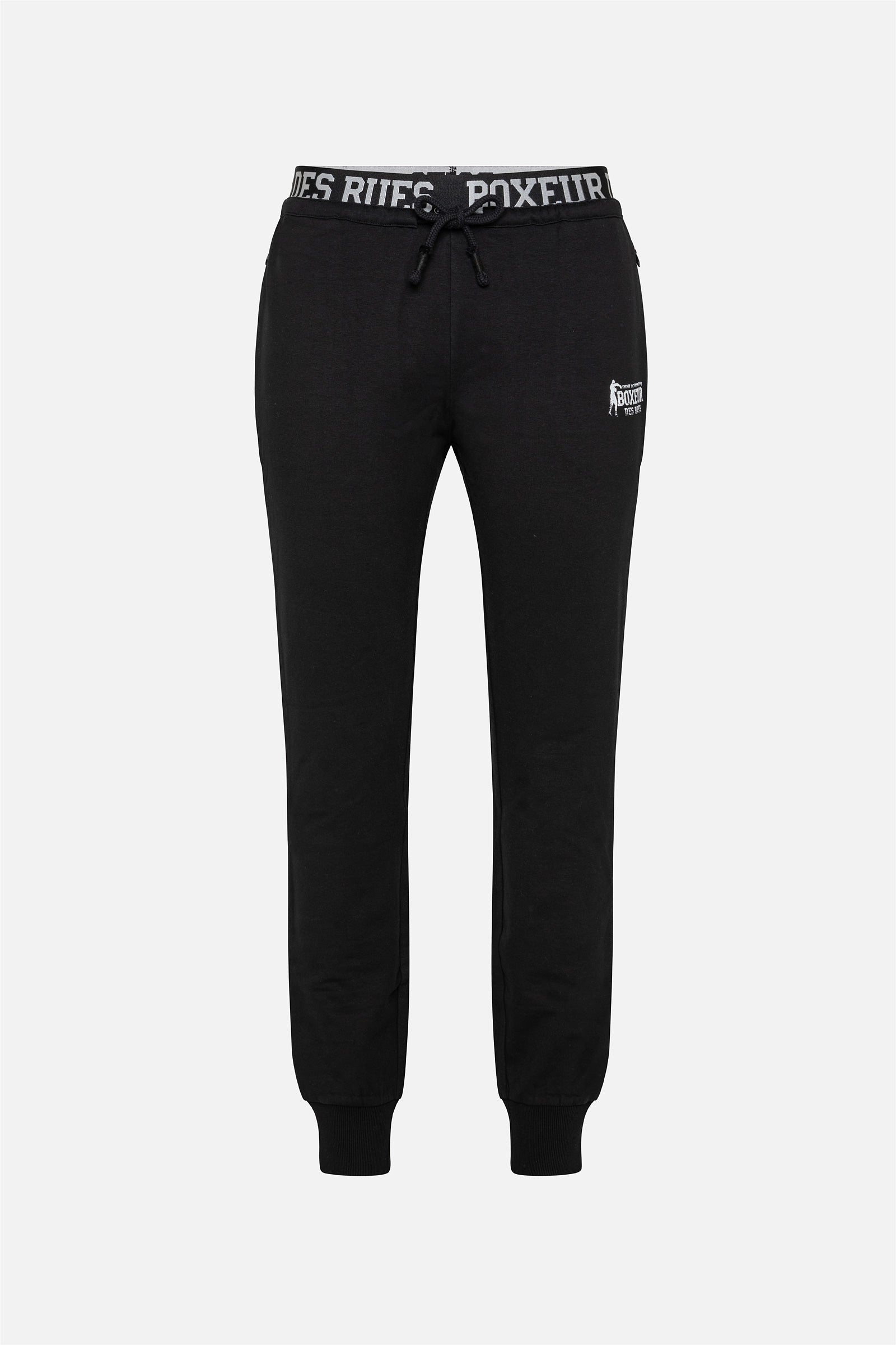 Logo Essential Pants in Black Pantalon Boxeur des Rues   