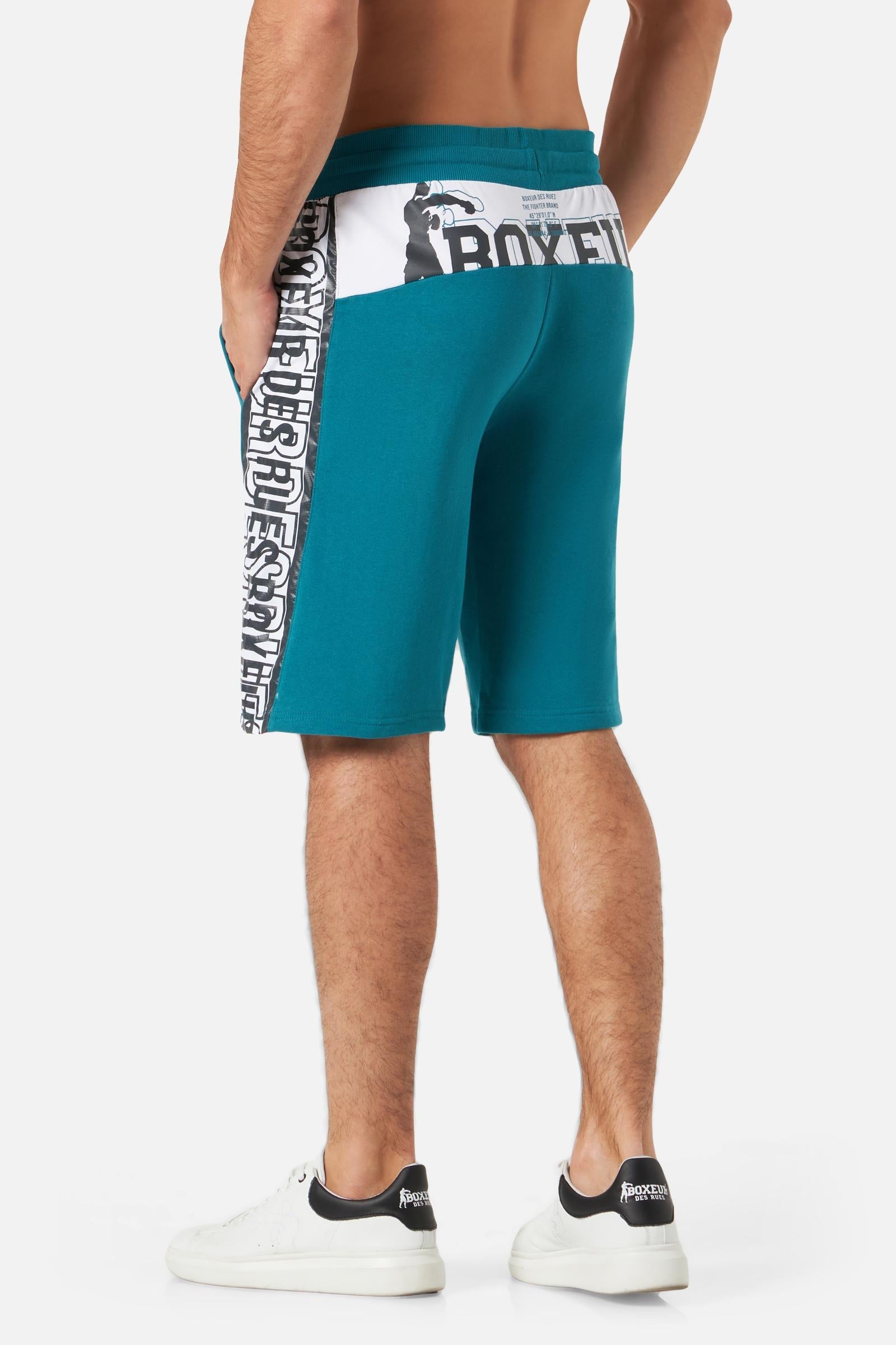 Short Sweatpants W/ Inserts en Ocean Shorts Boxeur des Rues   