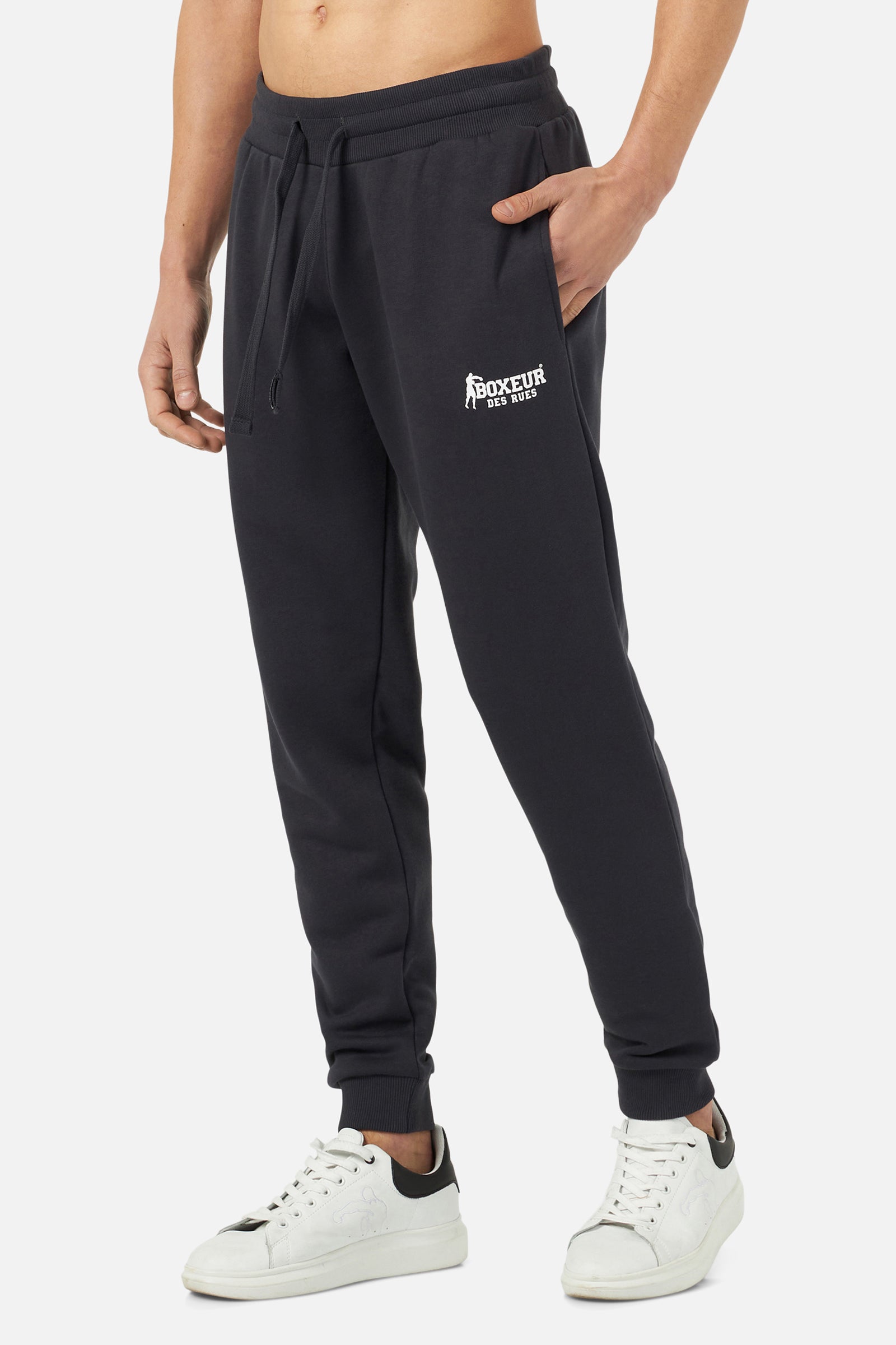 Man Long Pant in Anthracite Pantalons Boxeur des Rues   