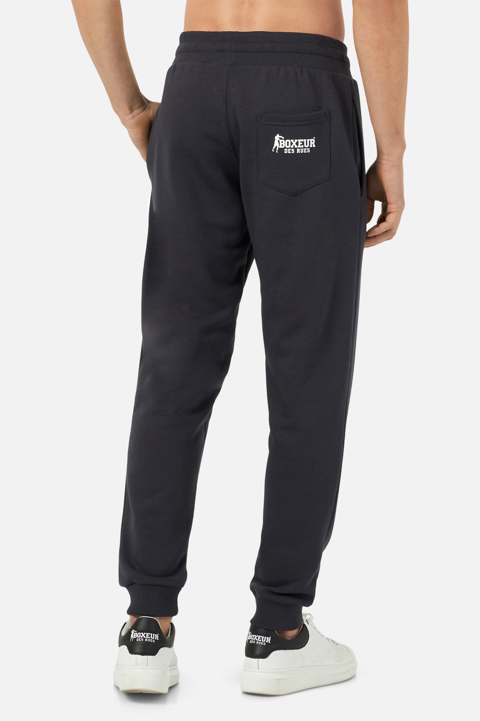 Man Long Pant in Anthracite Pantalons Boxeur des Rues   