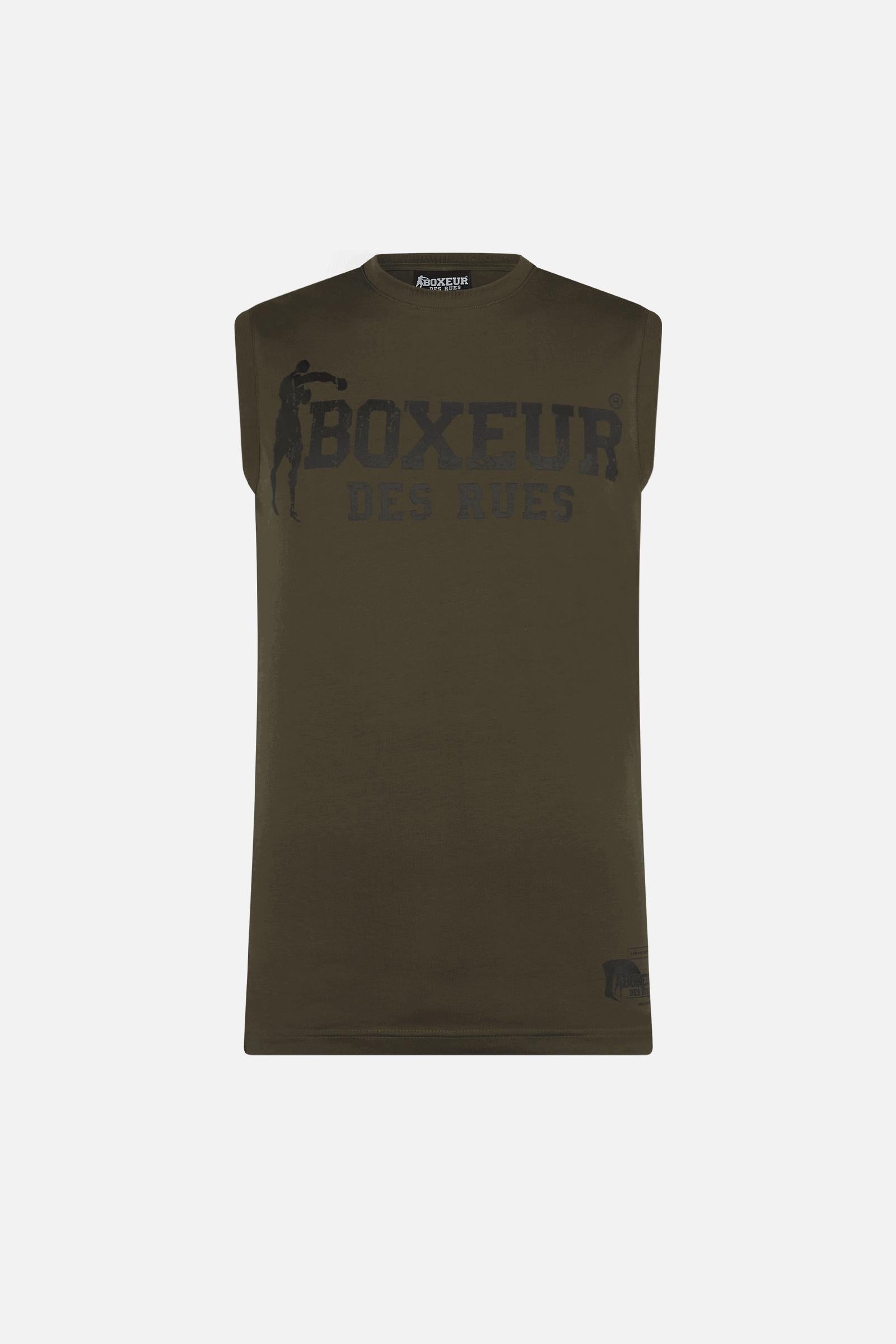 Basic Printed Tank Top dans Army Tops Boxeur des Rues   