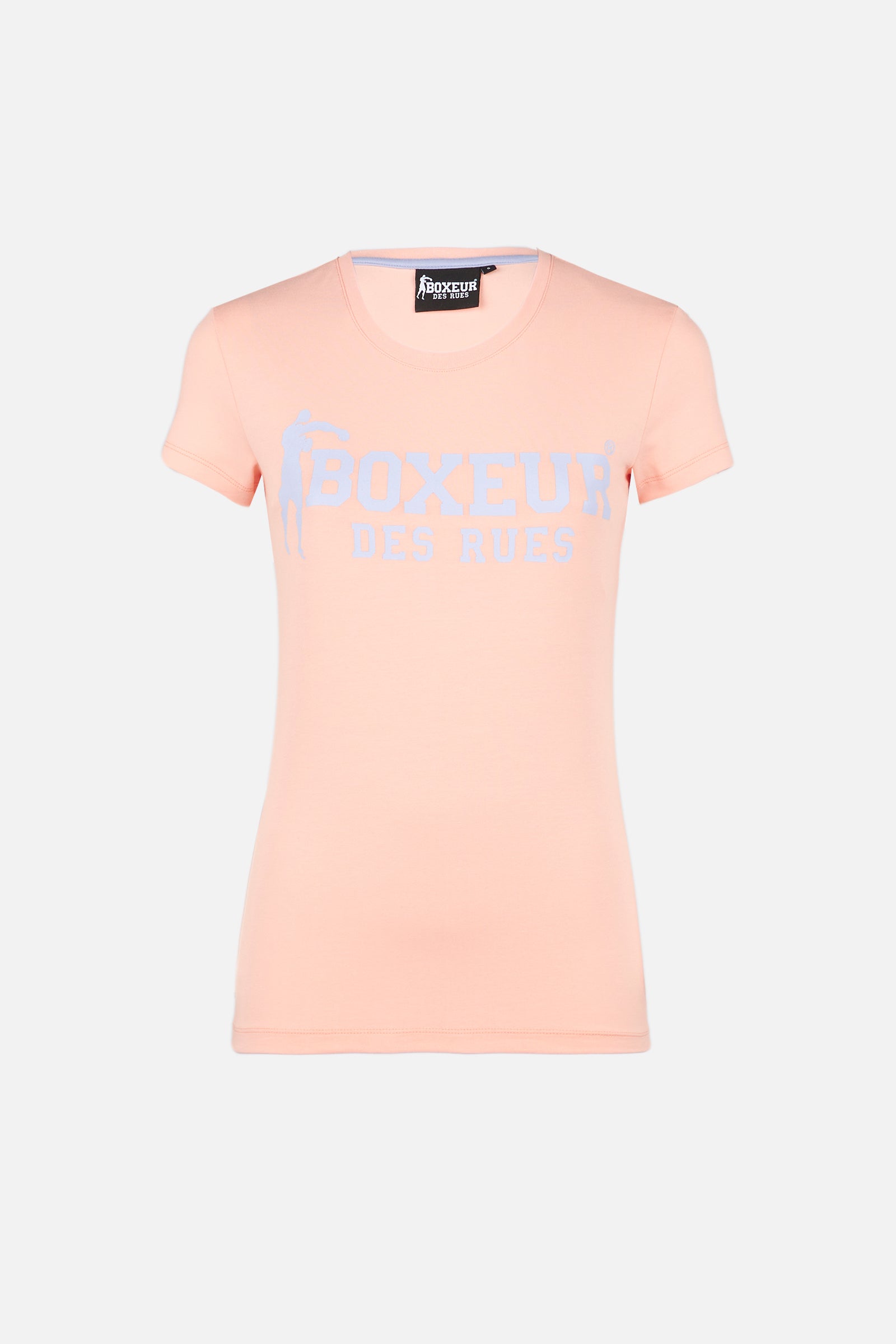 Basic T-Shirt With Front Logo in Blush T-shirts Boxeur des Rues   