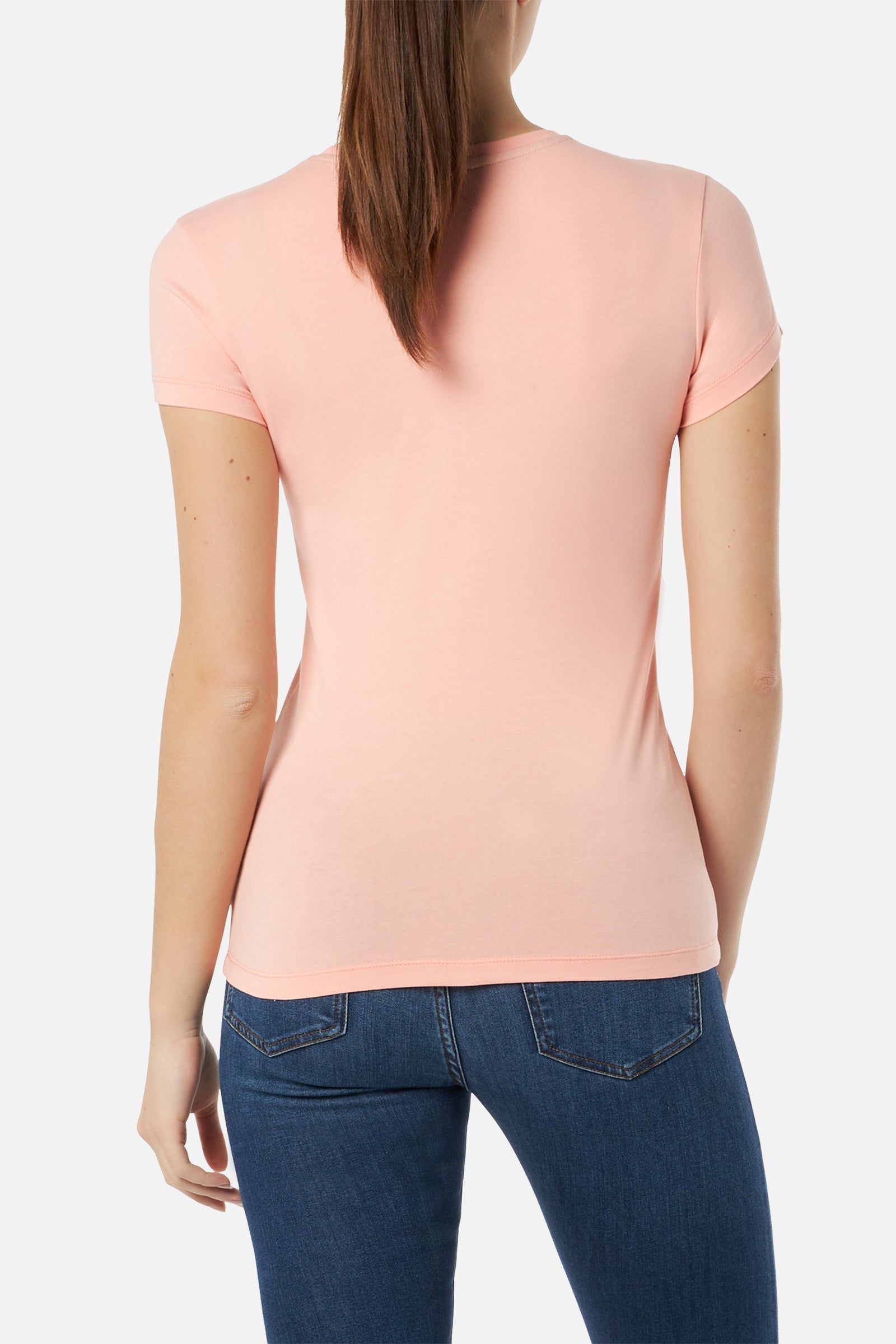 Basic T-Shirt With Front Logo in Blush T-shirts Boxeur des Rues   