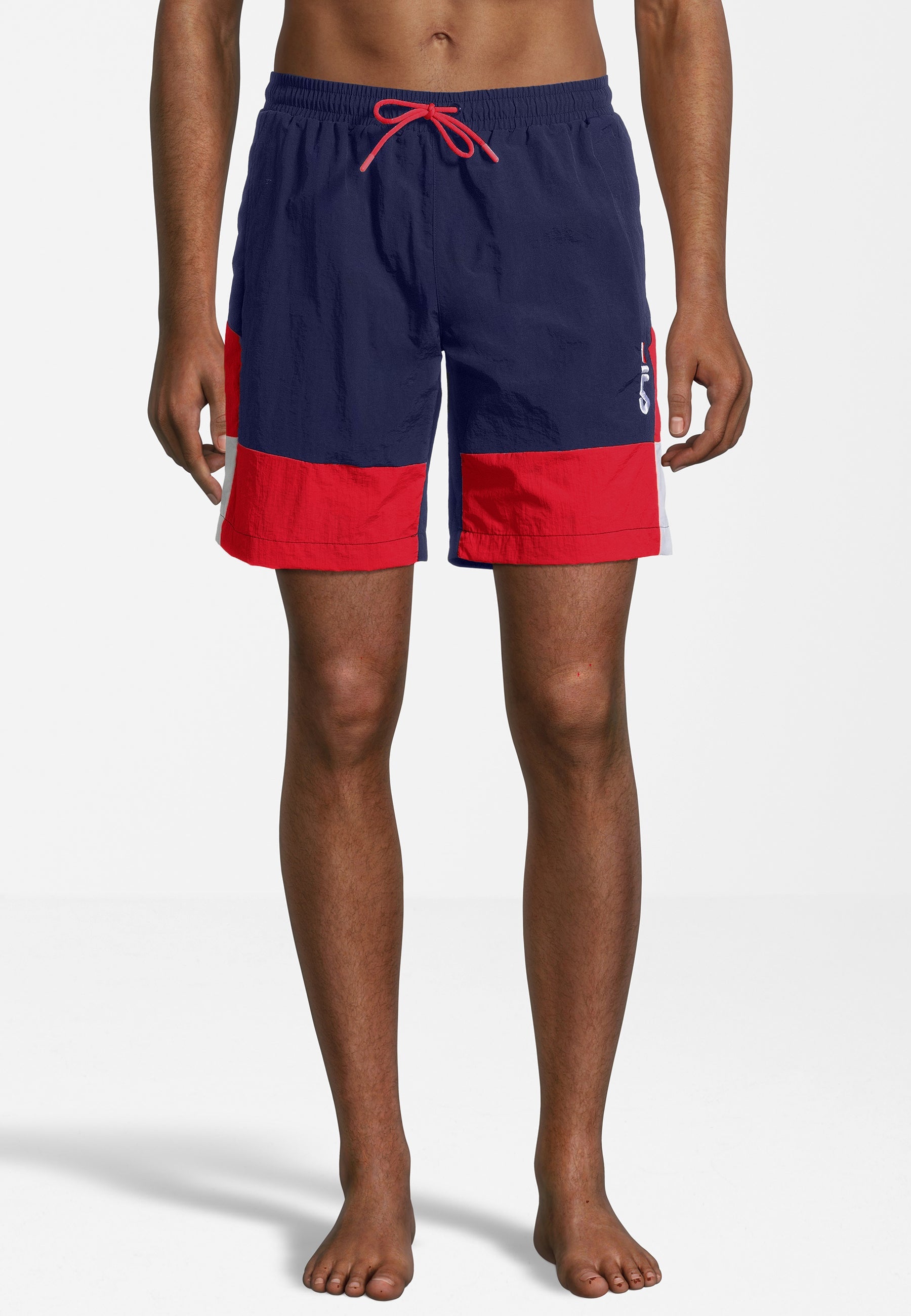 Sciacca Swim Shorts in Medieval Blue-True Red-Bright White Maillot de bain Fila   