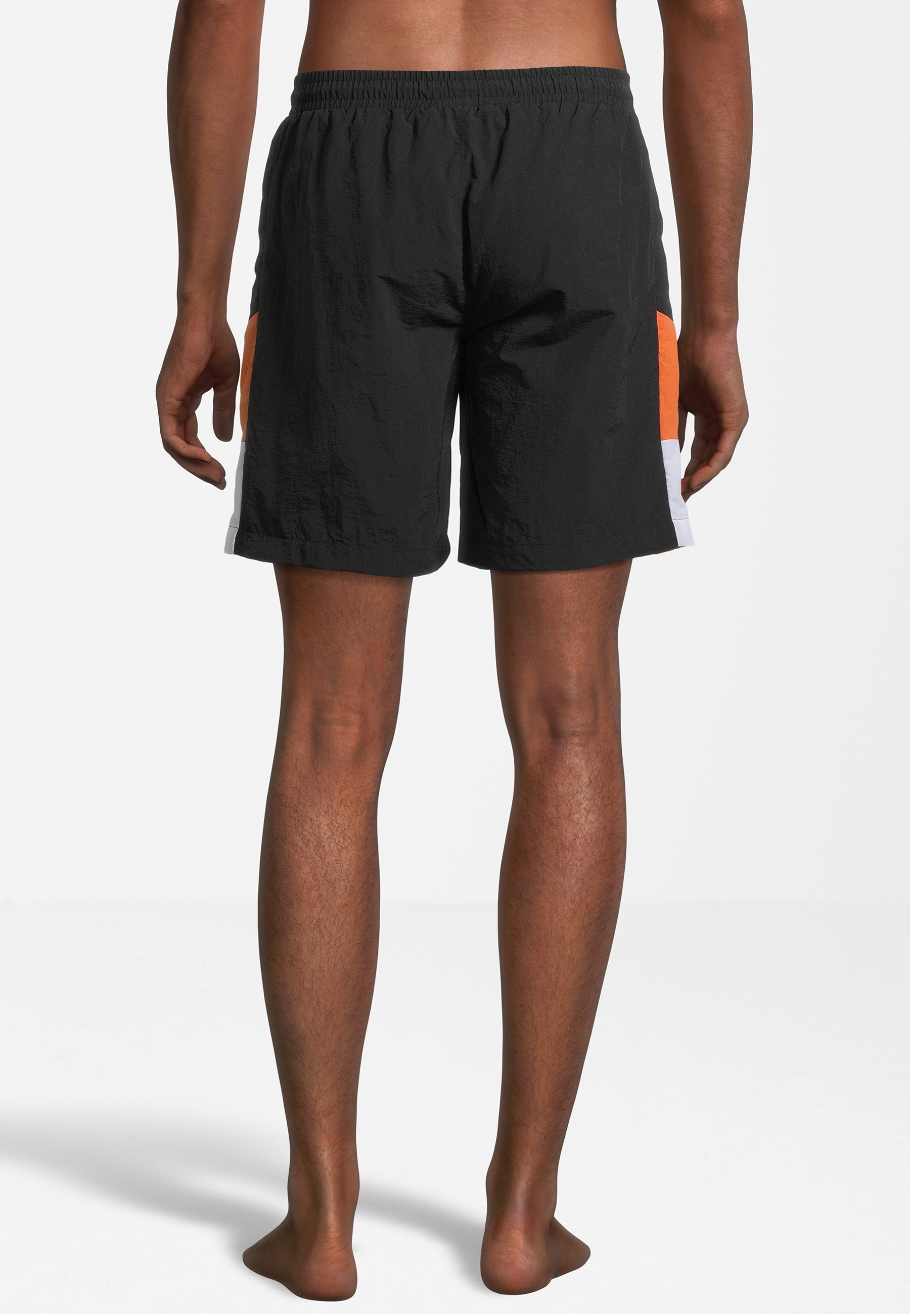 Sciacca Swim Shorts in Black-Celosia Orange-Bright White Maillot de bain Fila   