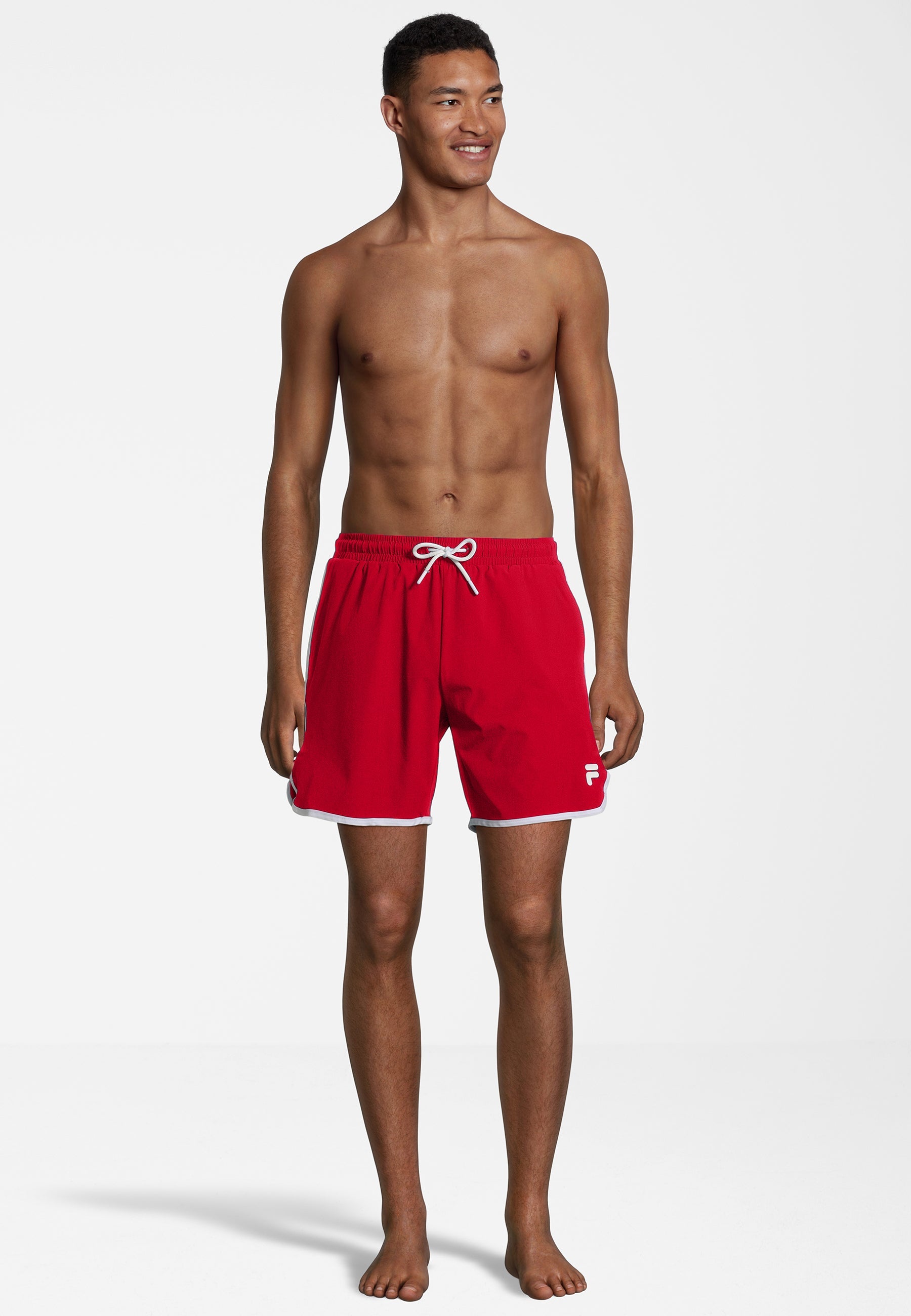 Short de plage Scilla en True Red Maillot de bain Fila   