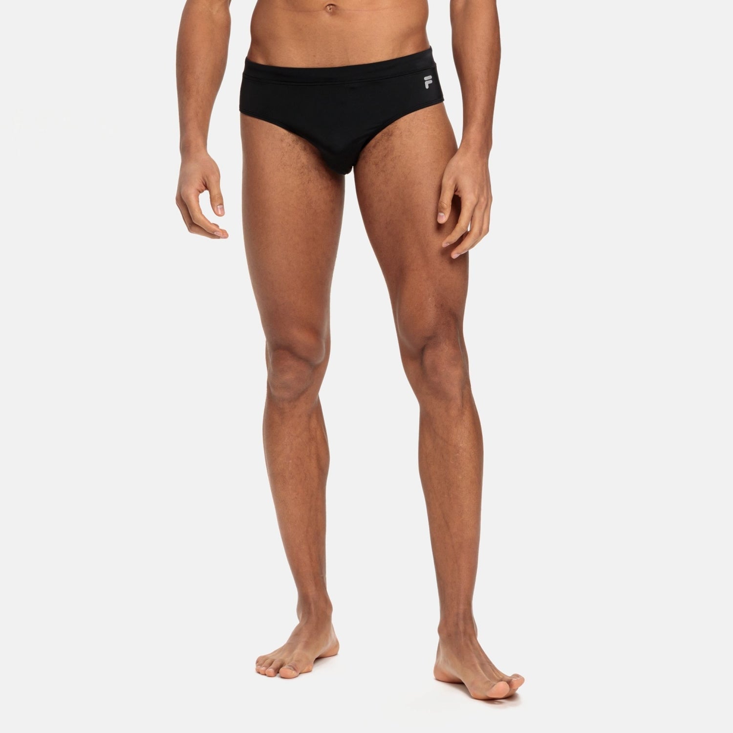 Santos Swim Briefs in Black Maillot de bain Fila   