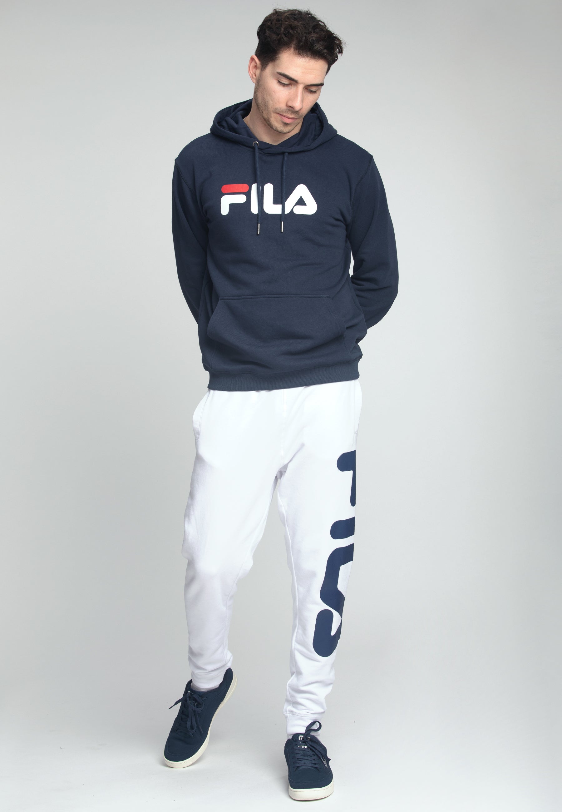 Sweat à capuche Barumini en noir Iris Fila   