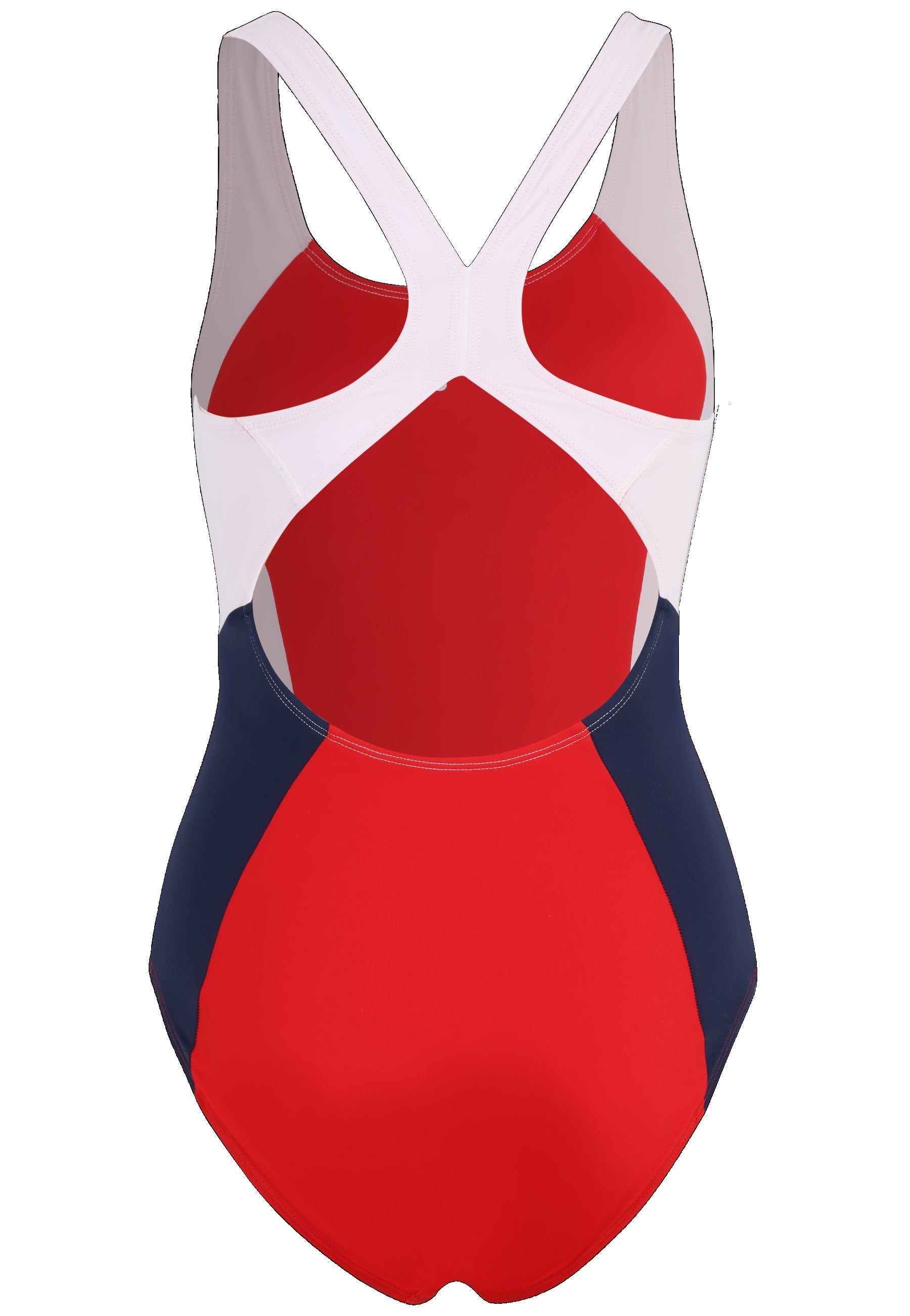 Sanya Swimsuit in True Red-Bright White-Medieval Blue Maillots de bain Fila   