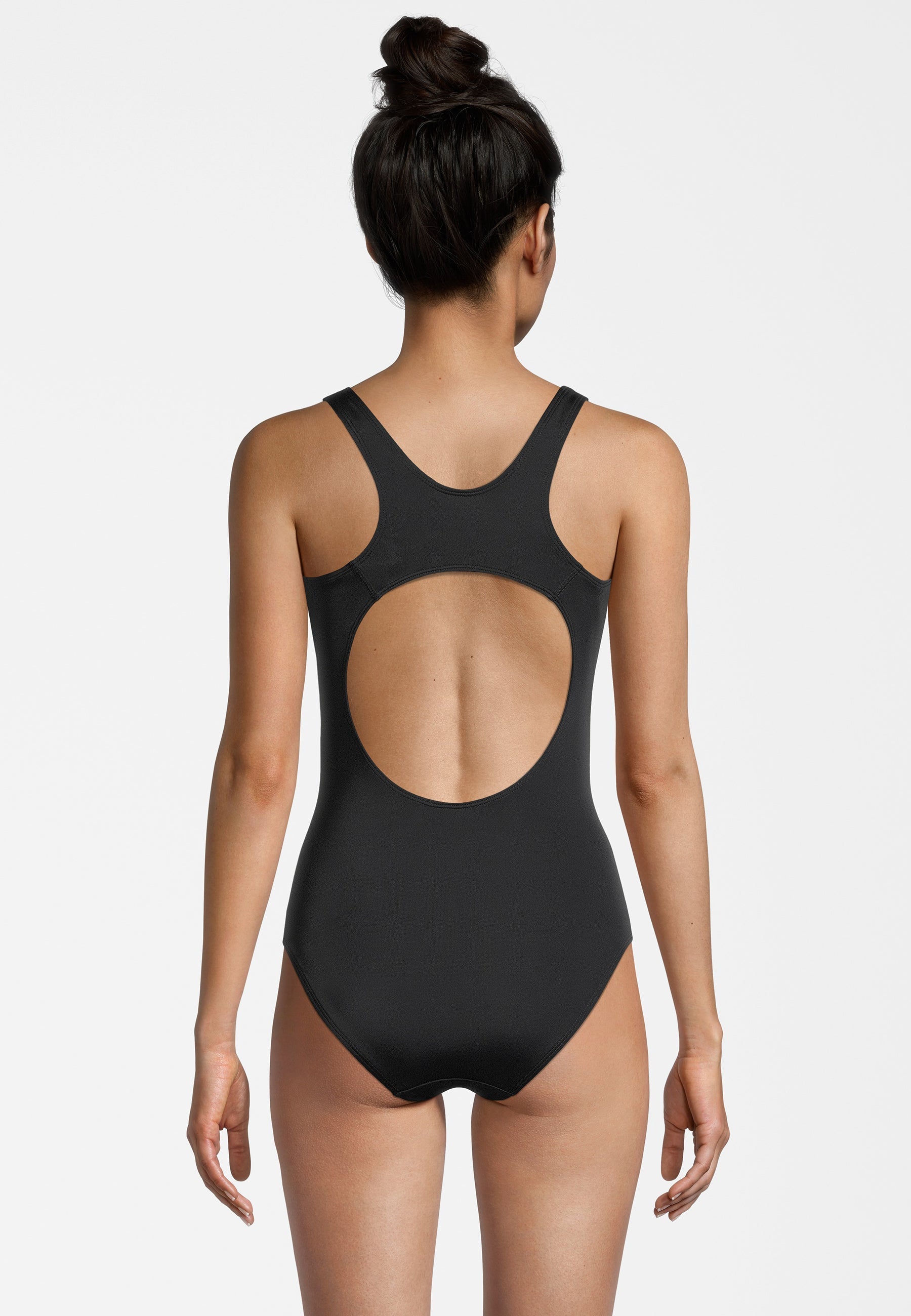 Saki Racer Back Swimsuit en noir Maillots de bain Fila   