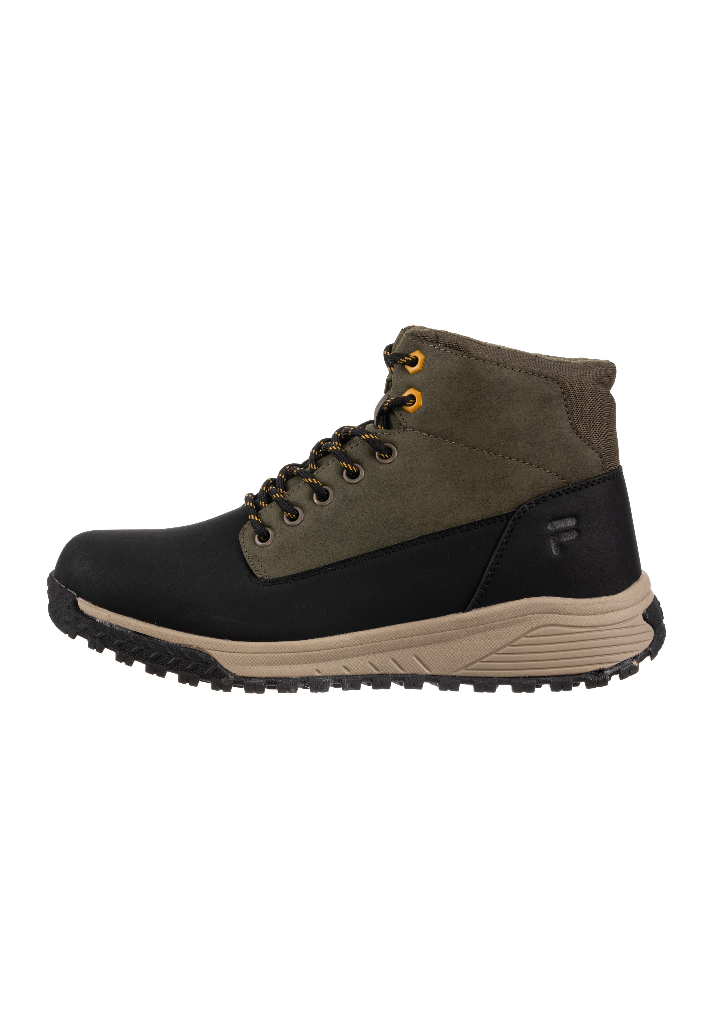 Lance XXI en Black-Olive Night Bottines à lacets Fila   