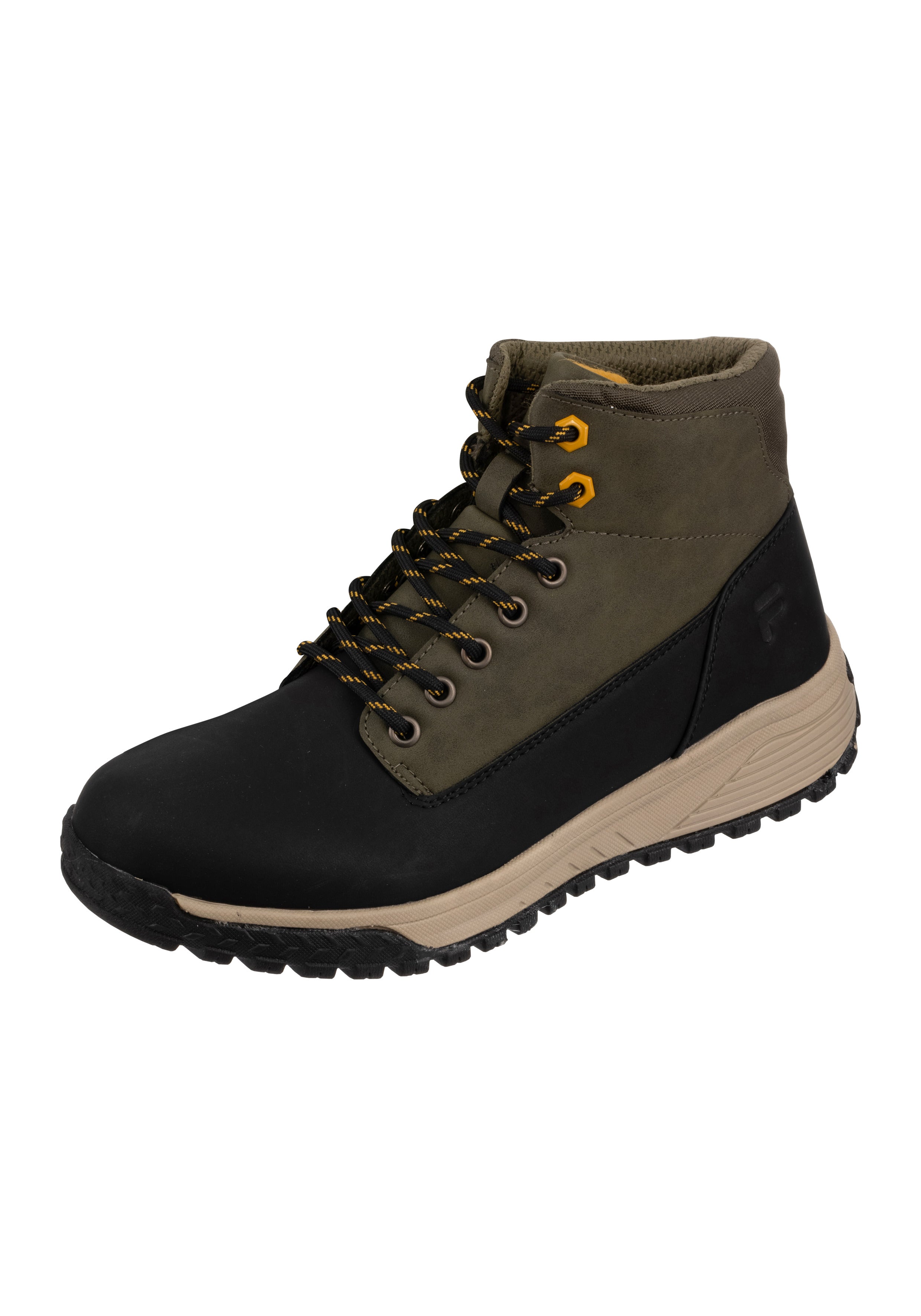 Lance XXI en Black-Olive Night Bottines à lacets Fila   