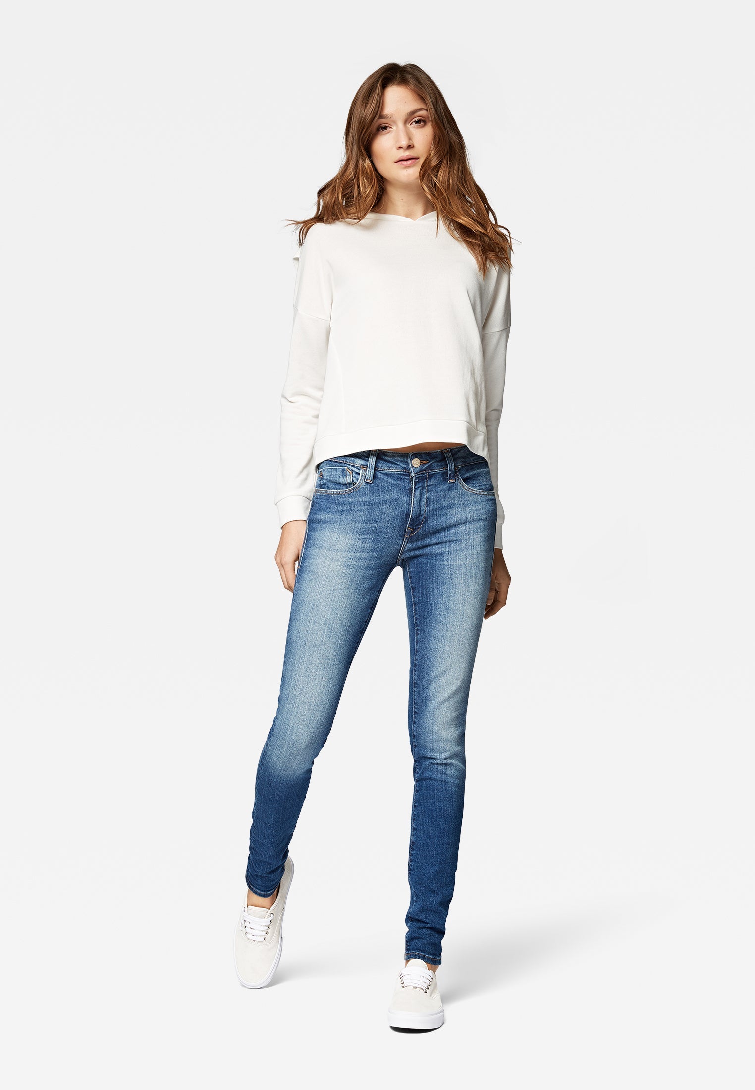 Adriana en jeans Deep Shaded Mavi   