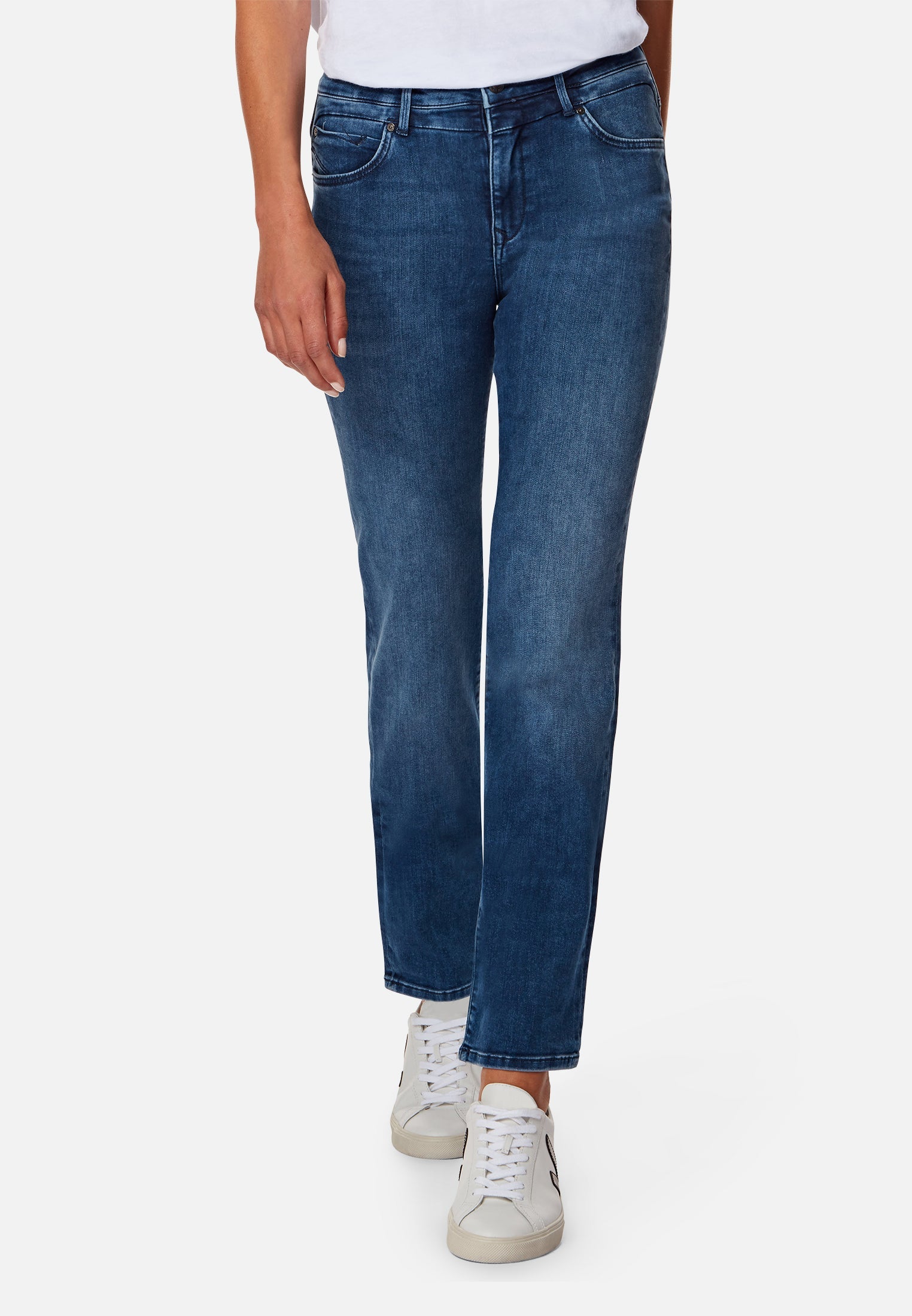 Kendra en jean Indigo Blue Sateen Str Mavi   