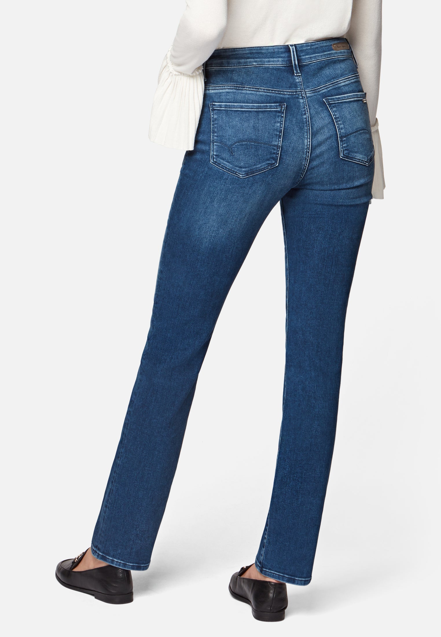 Kendra en jean Indigo Blue Sateen Str Mavi   